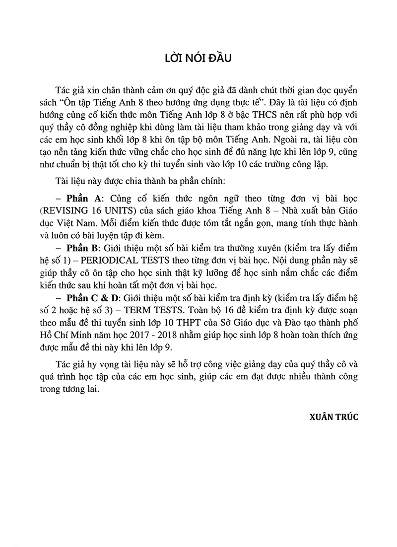 ôn luyện tiếng anh theo hướng ứng dụng thực tế - lớp 8 - Ảnh 6