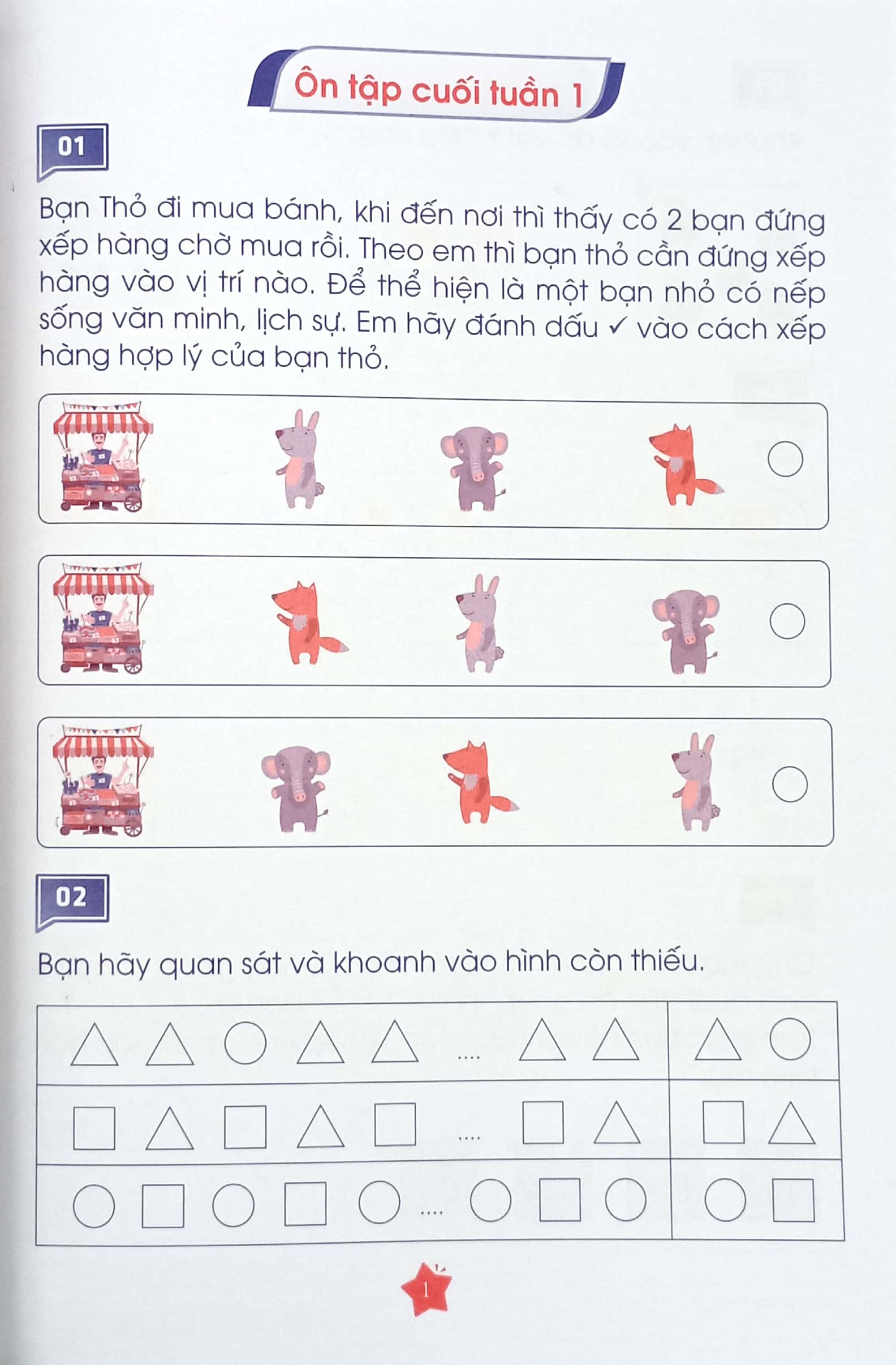 ôn tập cuối tuần toán 1 - Ảnh 4