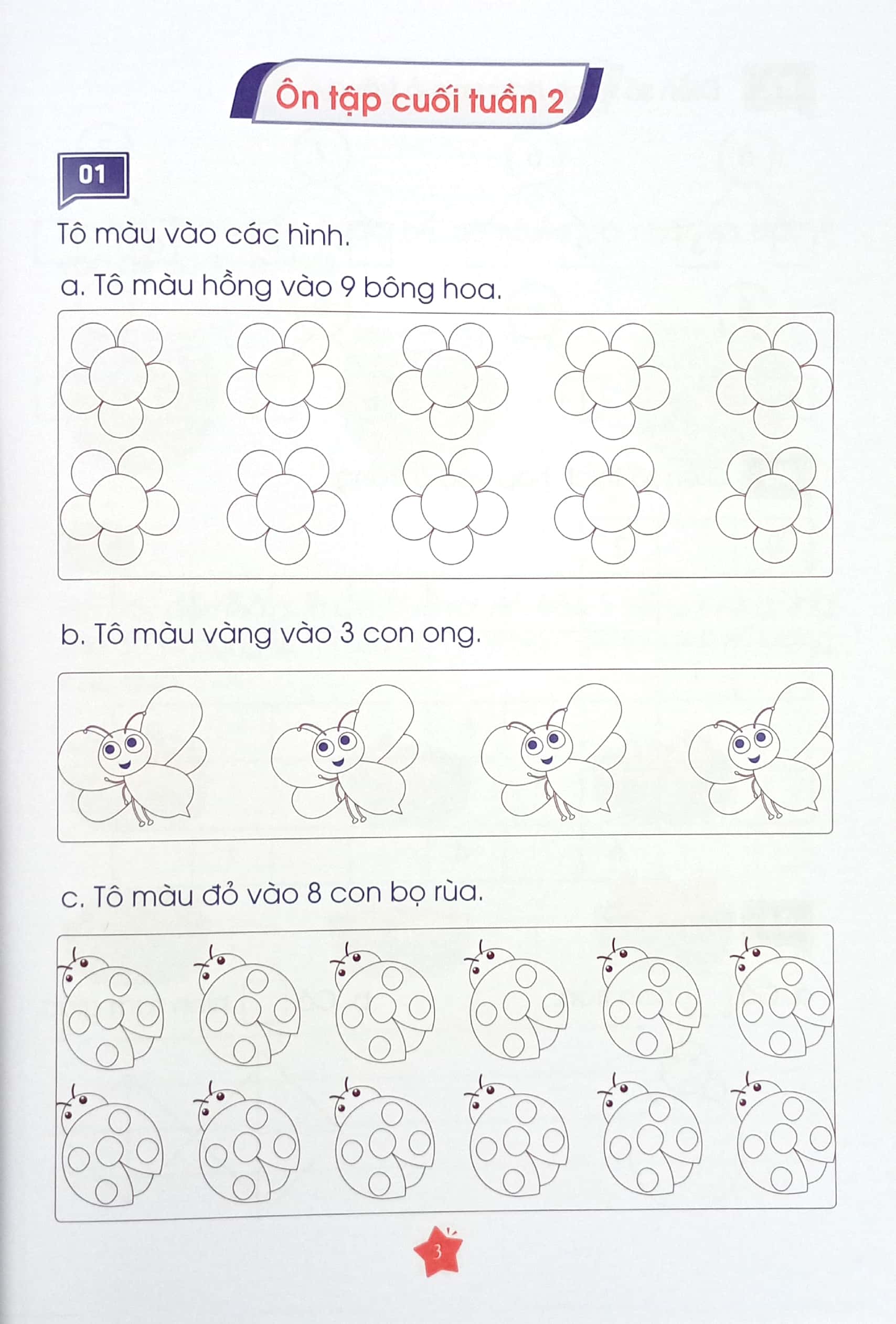 ôn tập cuối tuần toán 1 - Ảnh 6