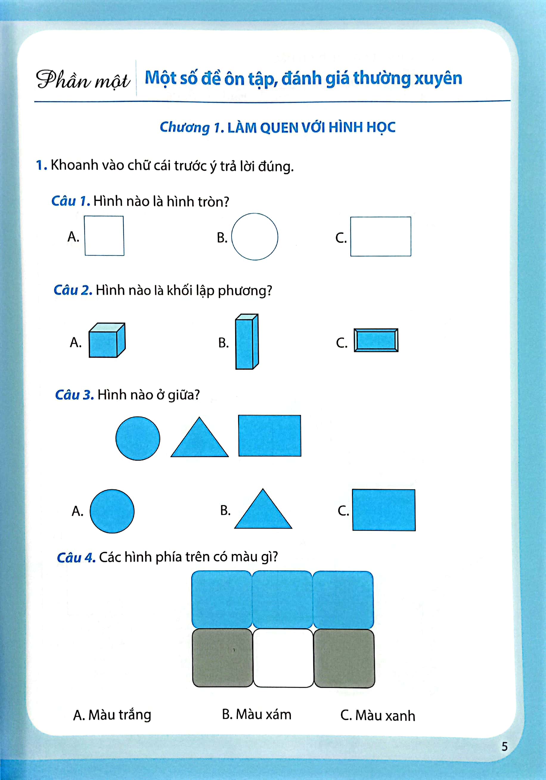 ôn tập, đánh giá định kì môn toán lớp 1 (bộ sách chân trời sáng tạo) (2023) - Ảnh 4
