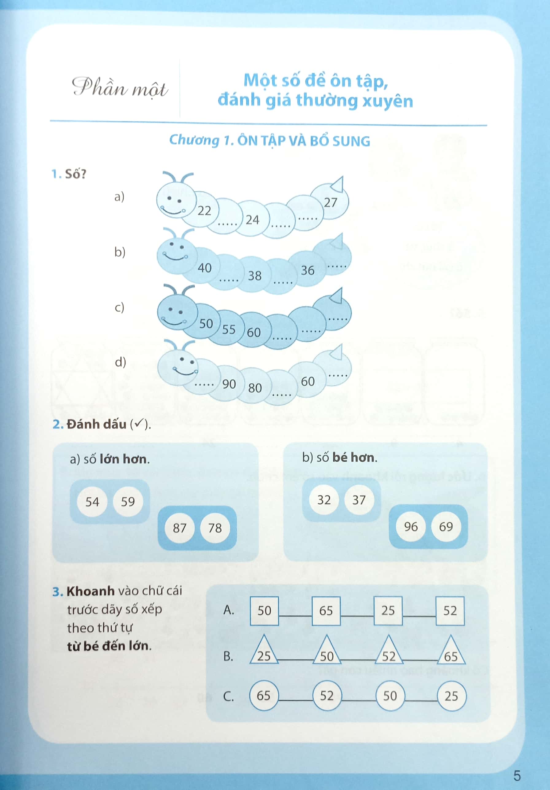 ôn tập, đánh giá định kì môn toán lớp 2 (bộ sách chân trời sáng tạo) (2023) - Ảnh 4