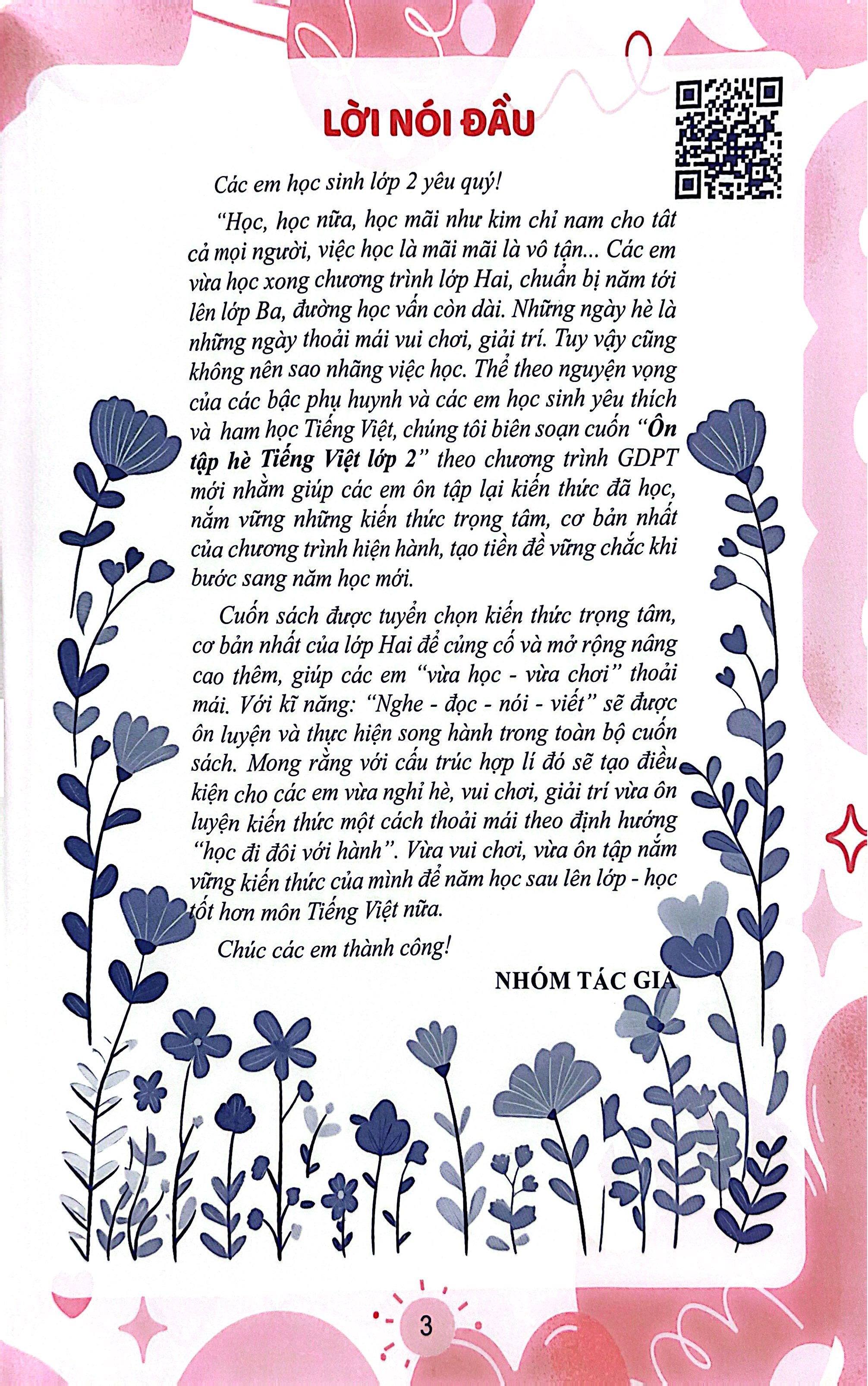 Ôn Tập Hè Tiếng Việt 2 Và Làm Quen Với Chương Trình Cơ Bản Tiếng Việt 3 - Ảnh 3