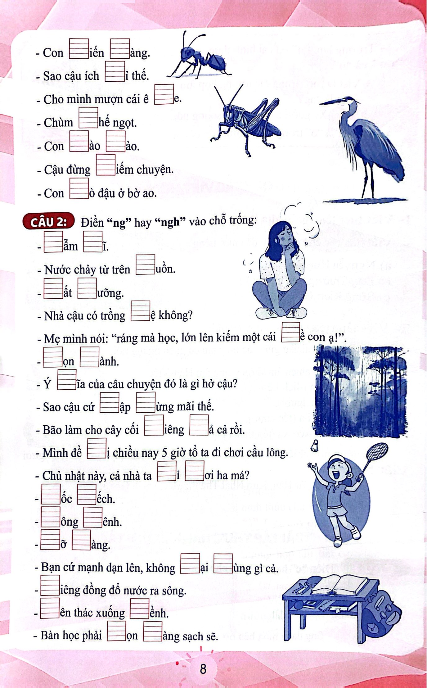 Ôn Tập Hè Tiếng Việt 3 Và Làm Quen Với Chương Trình Cơ Bản Tiếng Việt 4 - Ảnh 6