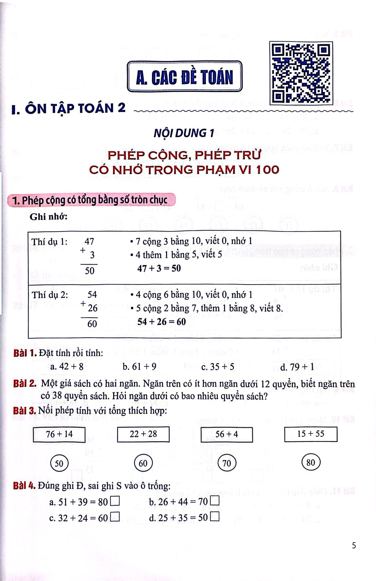Ôn Tập Hè Toán 2 Và Làm Quen Với Chương Trình Cơ Bản Toán 3 - Ảnh 3