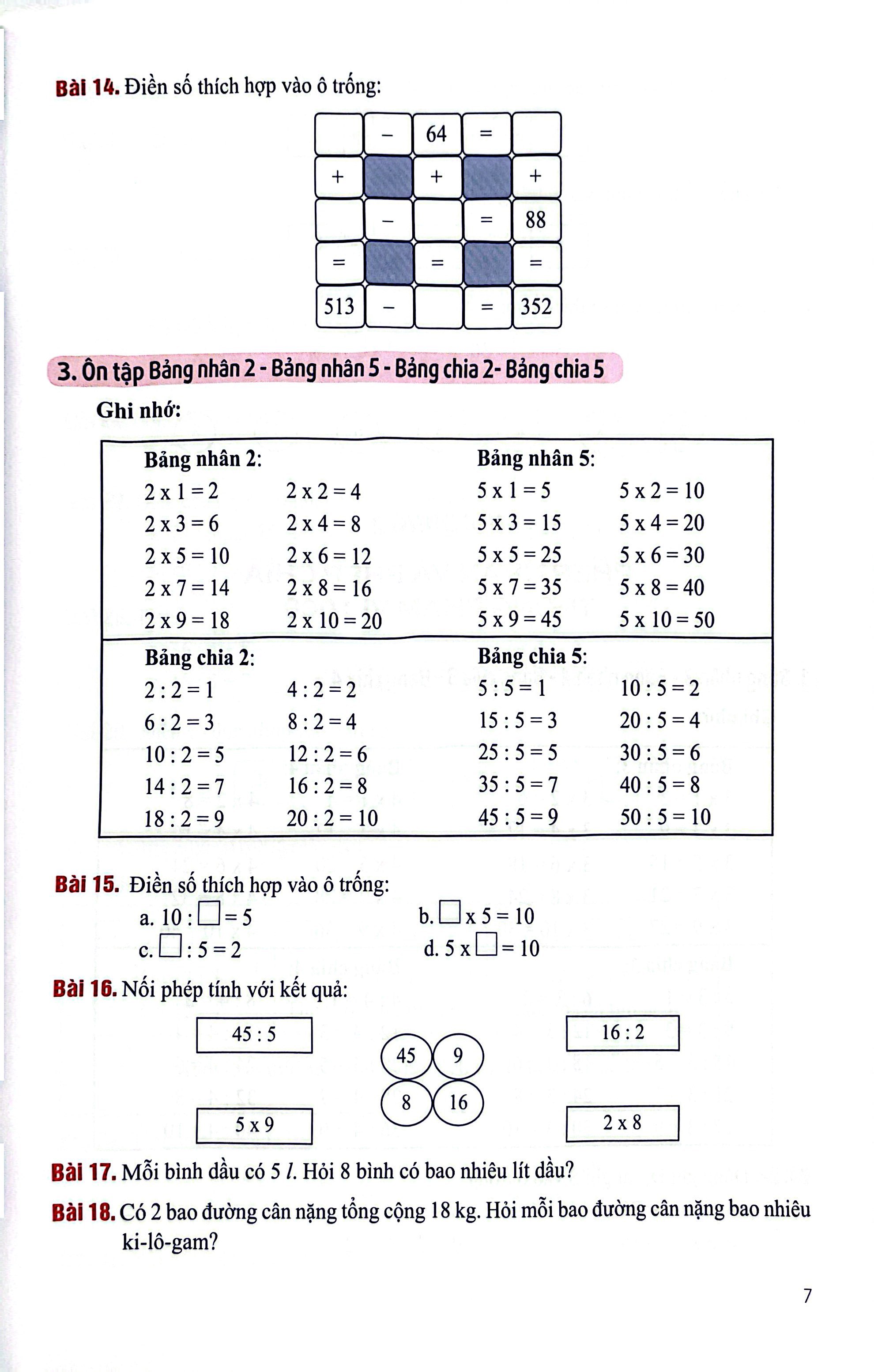 Ôn Tập Hè Toán 3 Và Làm Quen Với Chương Trình Cơ Bản Toán 4 - Ảnh 6