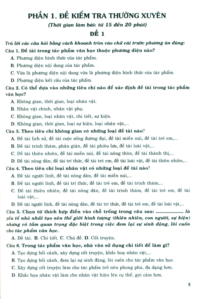 ôn tập-kiểm tra nâng cao và phát triển năng lực ngữ văn 7 - tập 1 - Ảnh 11