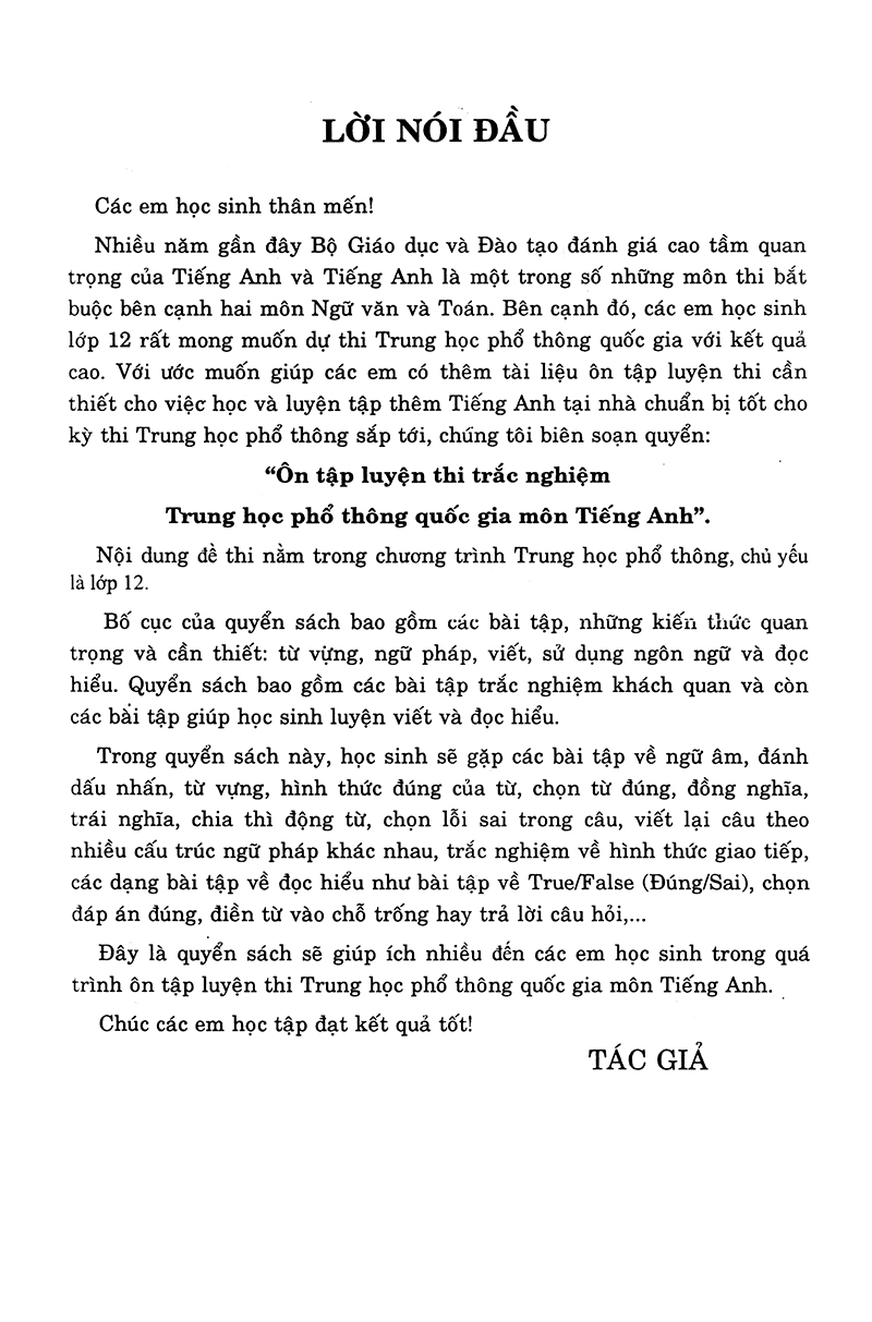ôn tập luyện thi trắc nghiệm thpt quốc gia 2019 - môn tiếng anh - Ảnh 3