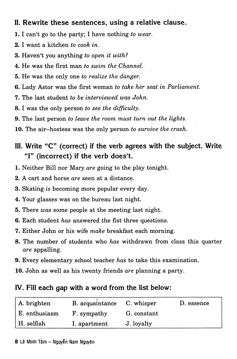 ôn tập luyện thi trắc nghiệm thpt quốc gia 2019 - môn tiếng anh - Ảnh 7