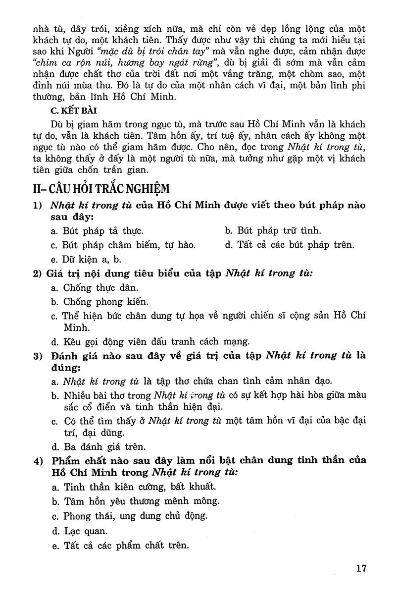 ôn tập luyện thi trắc nghiệm thpt quốc gia 2019 - môn văn - Ảnh 16