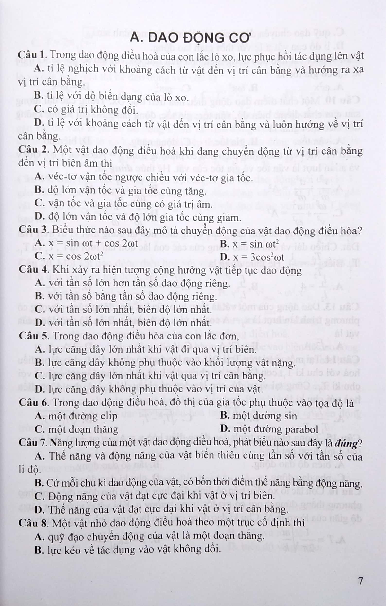 ôn tập luyện thi trắc nghiệm - thpt quốc gia 2022: vật lí - hóa học - sinh học - Ảnh 5