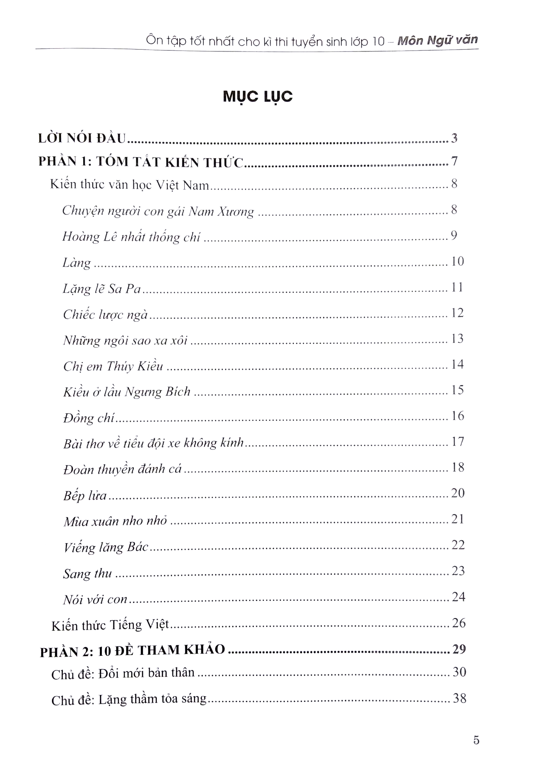 ôn tập tốt nhất cho kỳ thi tuyển sinh lớp 10 - môn ngữ văn - Ảnh 4