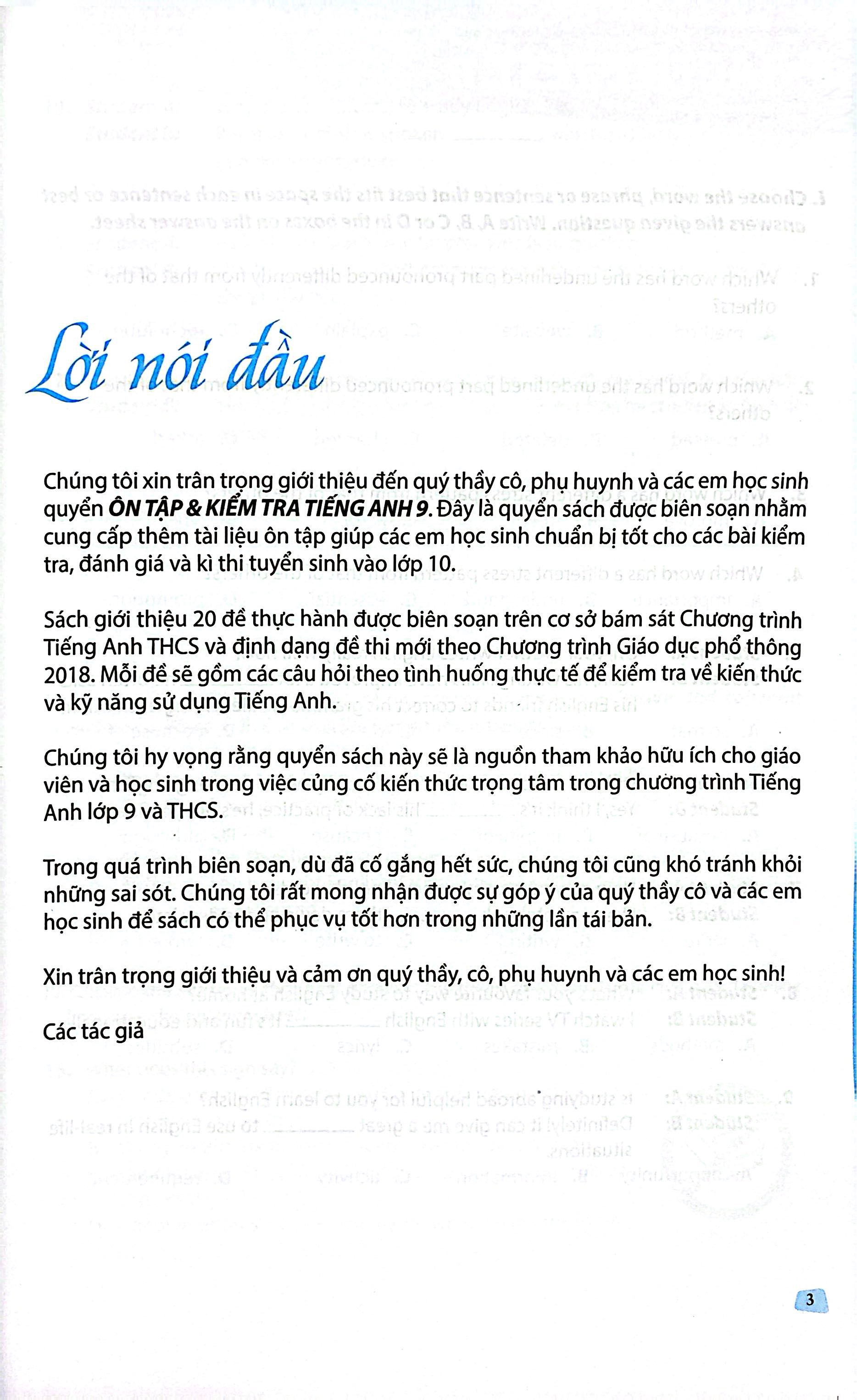 On Tap Va Kiem Tra Tieng Anh 9 - Ảnh 4