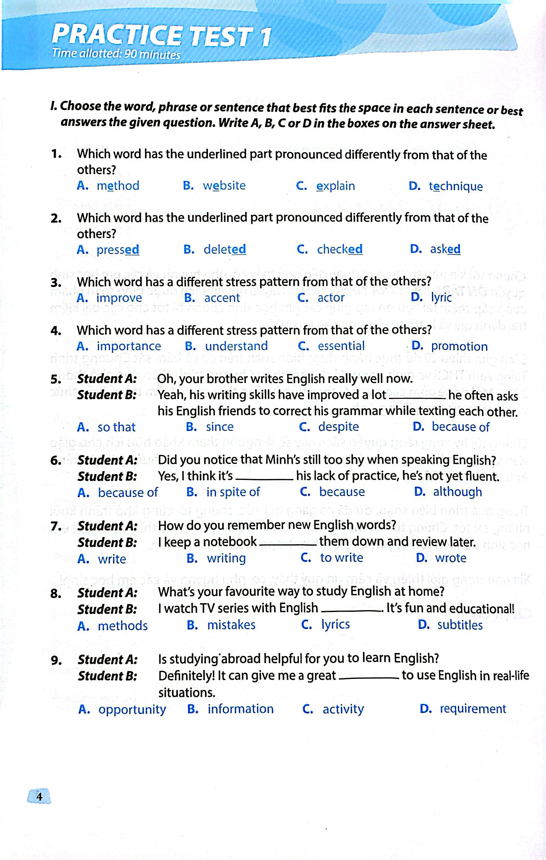 On Tap Va Kiem Tra Tieng Anh 9 - Ảnh 5