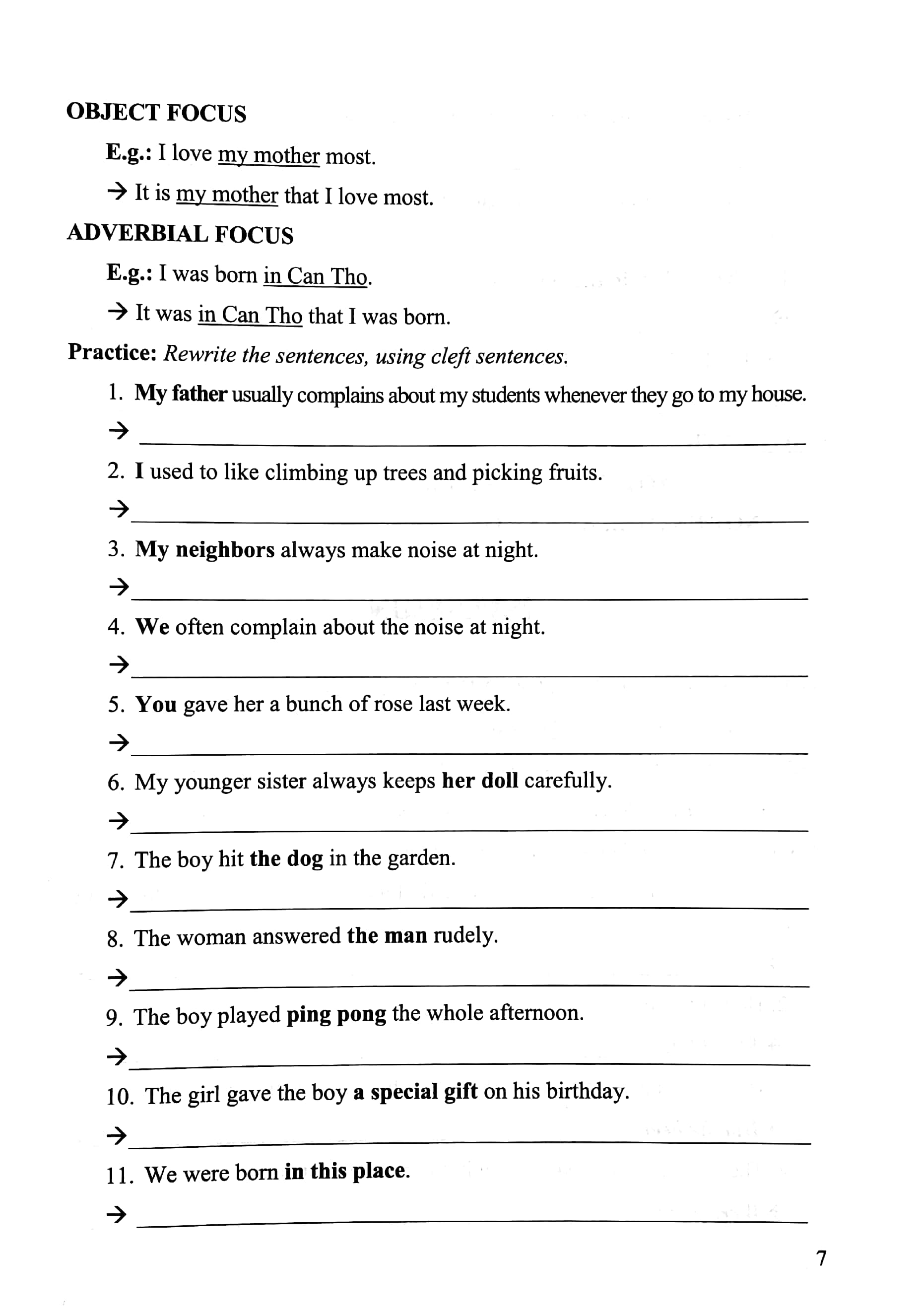 ôn tập và luyện thi vào lớp 10 và lớp chuyên môn tiếng anh - Ảnh 5