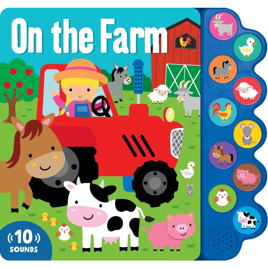 on the farm: 10-button sound book - Ảnh 2