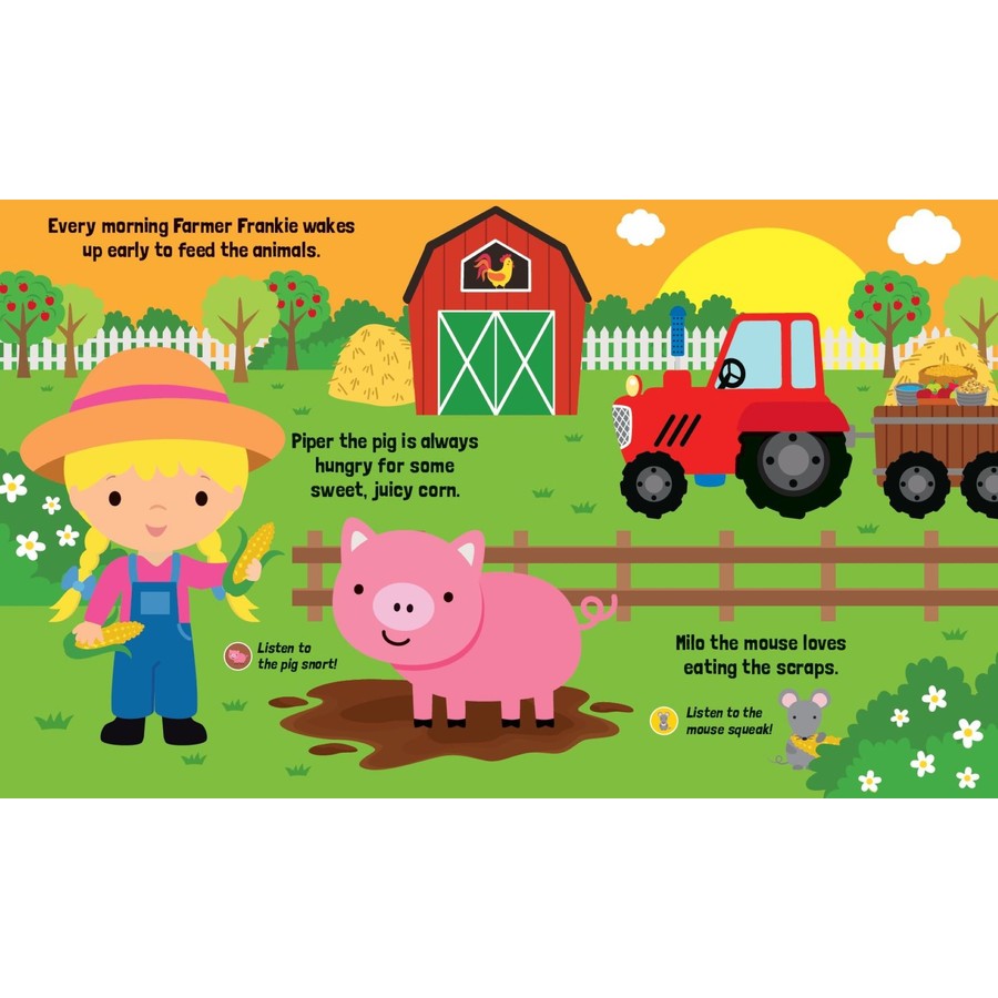 on the farm: 10-button sound book - Ảnh 3