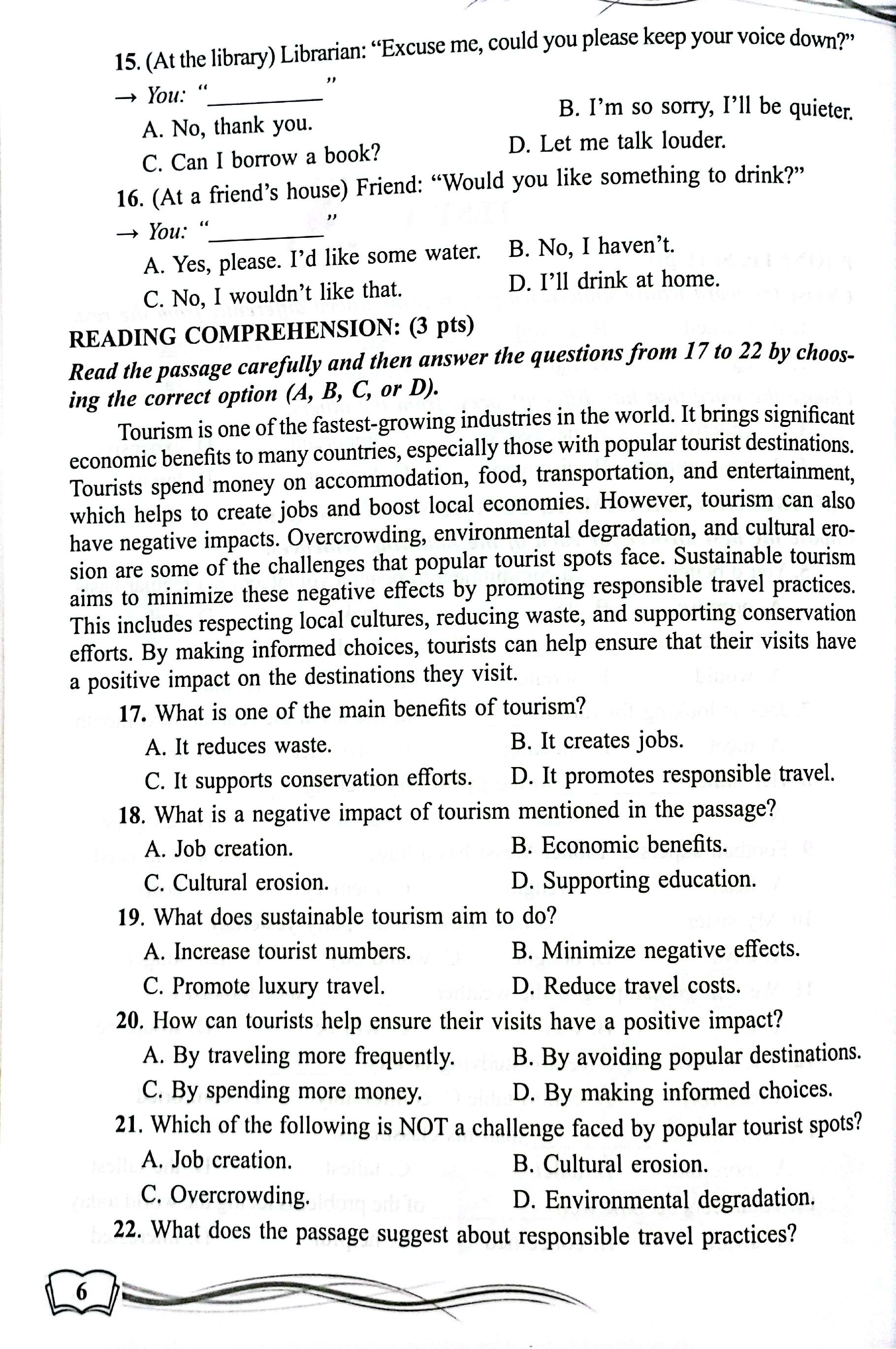 ôn tiếng anh 9 - tăng tốc về đích - tuyển sinh vào lớp 10 - Ảnh 5