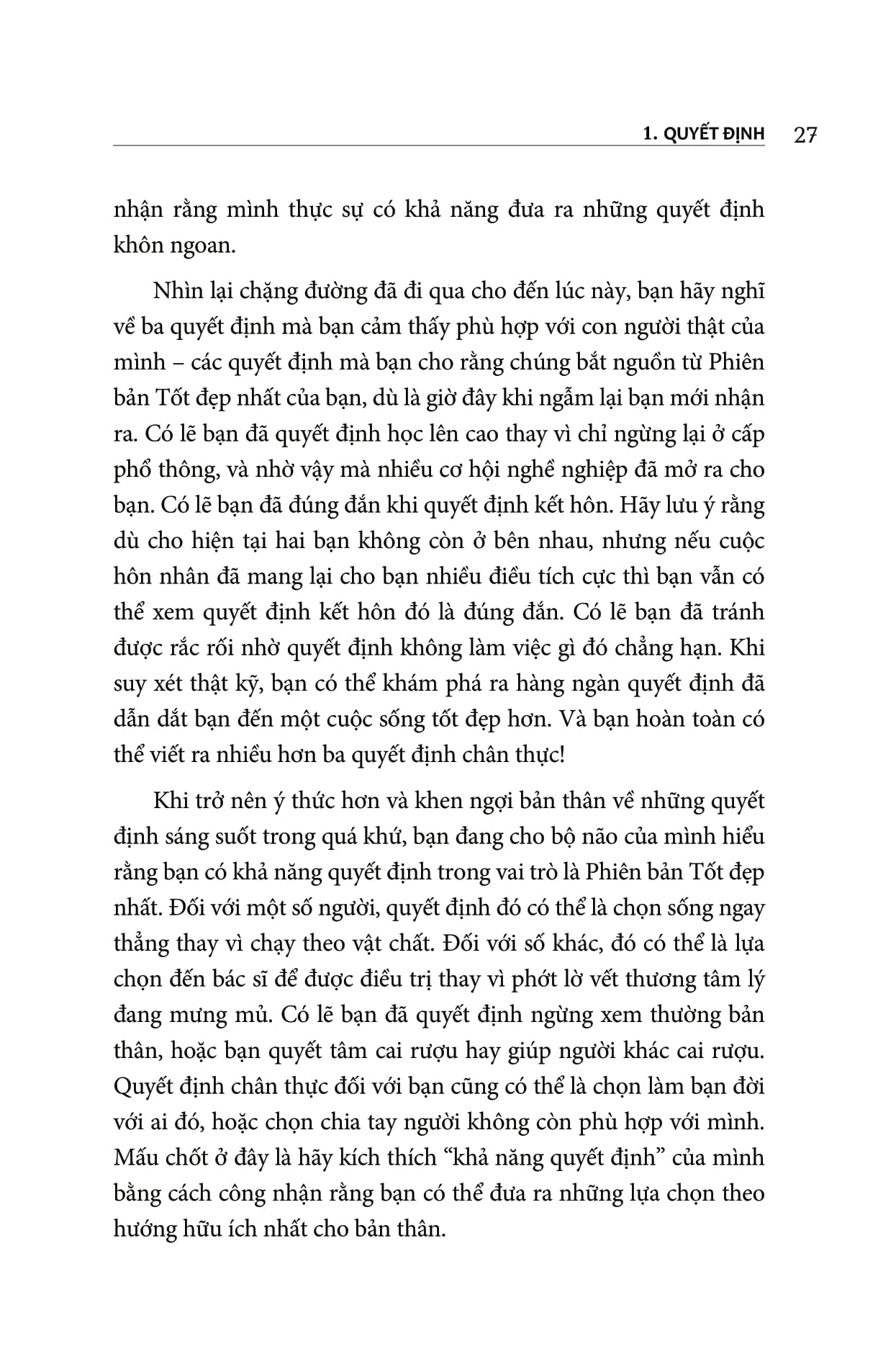 one decision - kỹ năng ra quyết định sáng suốt - Ảnh 19