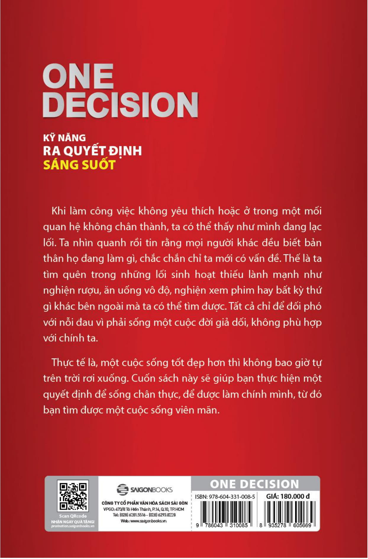 one decision - kỹ năng ra quyết định sáng suốt - Ảnh 5