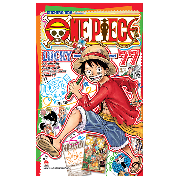 One Piece Lucky 77 - Bộ Sưu Tập Postcard Và Giấy Nhắn Kèm Tranh Vẽ (Tái Bản 2025)
