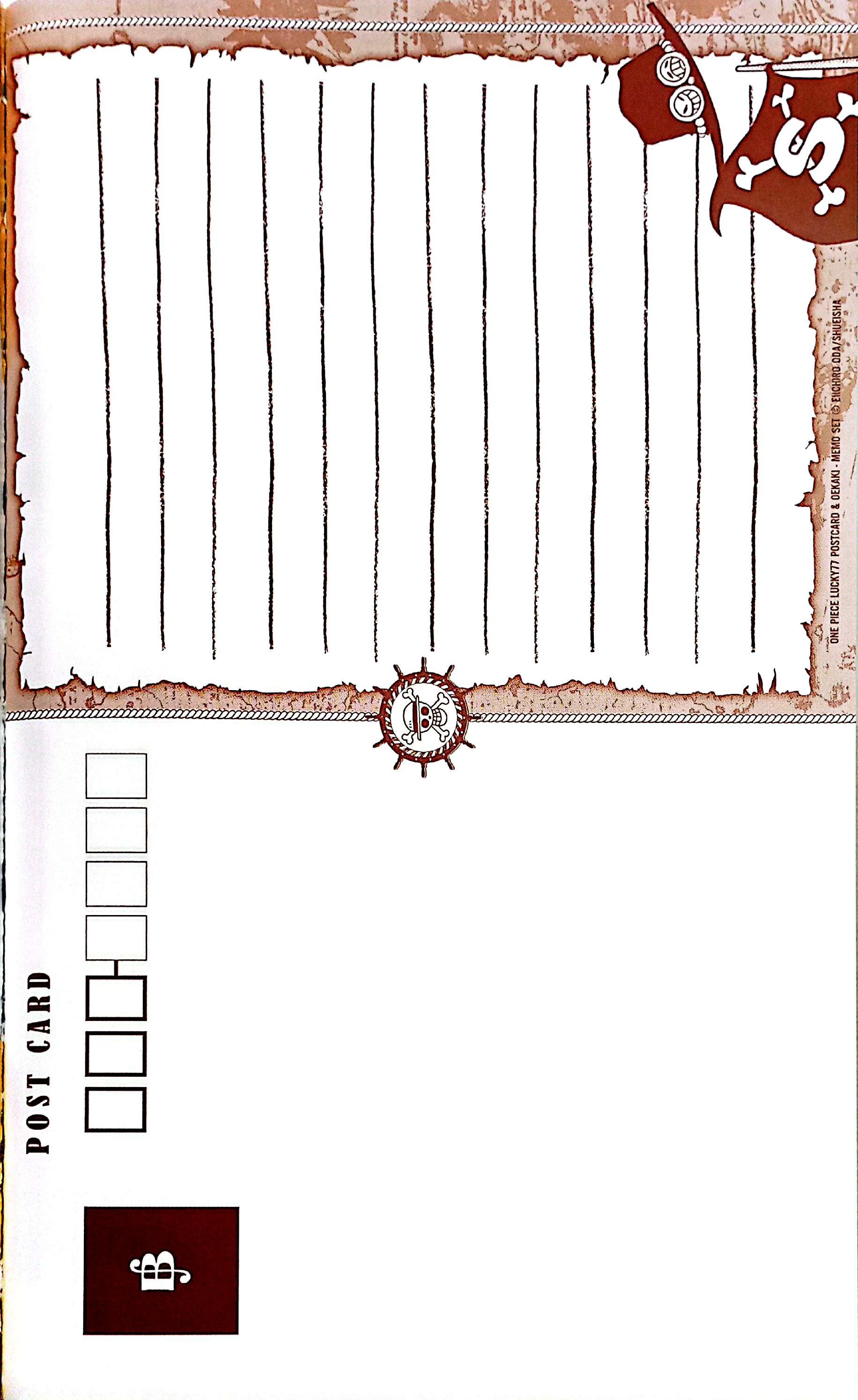 One Piece Lucky 77 - Bộ Sưu Tập Postcard Và Giấy Nhắn Kèm Tranh Vẽ (Tái Bản 2025) - Ảnh 6