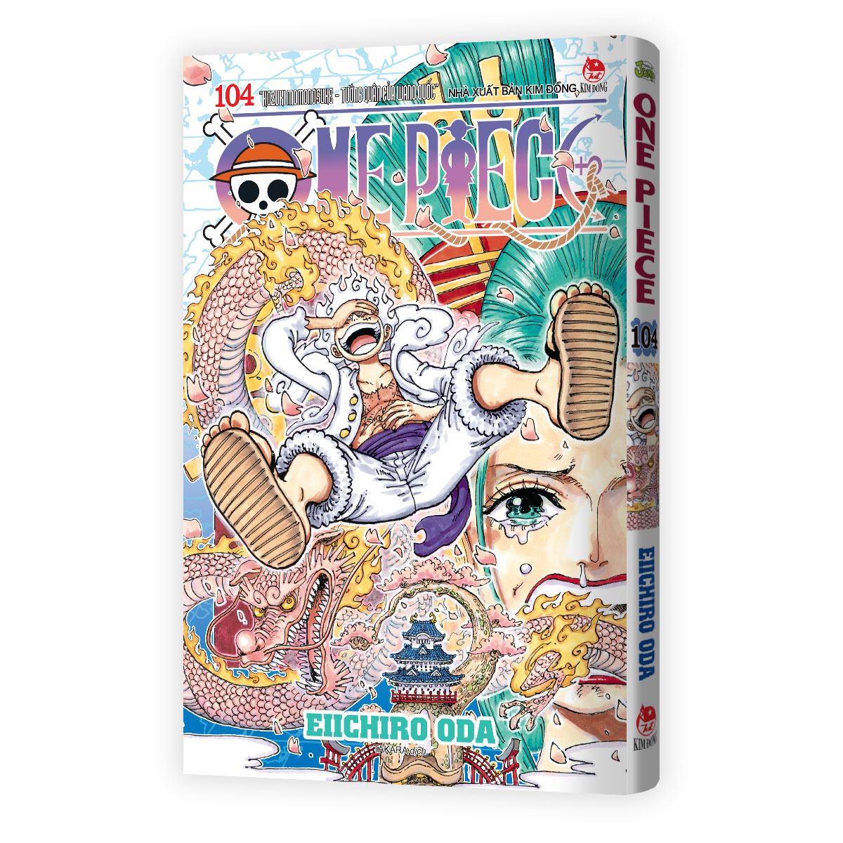 one piece - tập 104 - “kozuki momonosuke - tướng quân của wano quốc” - bản bìa áo - Ảnh 3