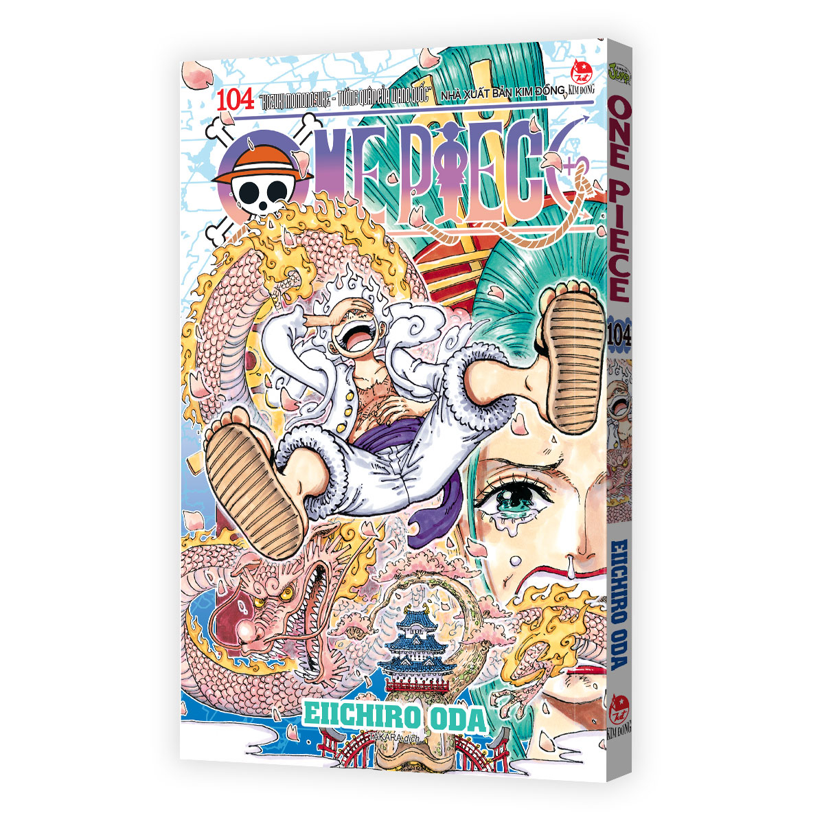 one piece - tập 104 - “kozuki momonosuke - tướng quân của wano quốc” - bản bìa gập - Ảnh 3