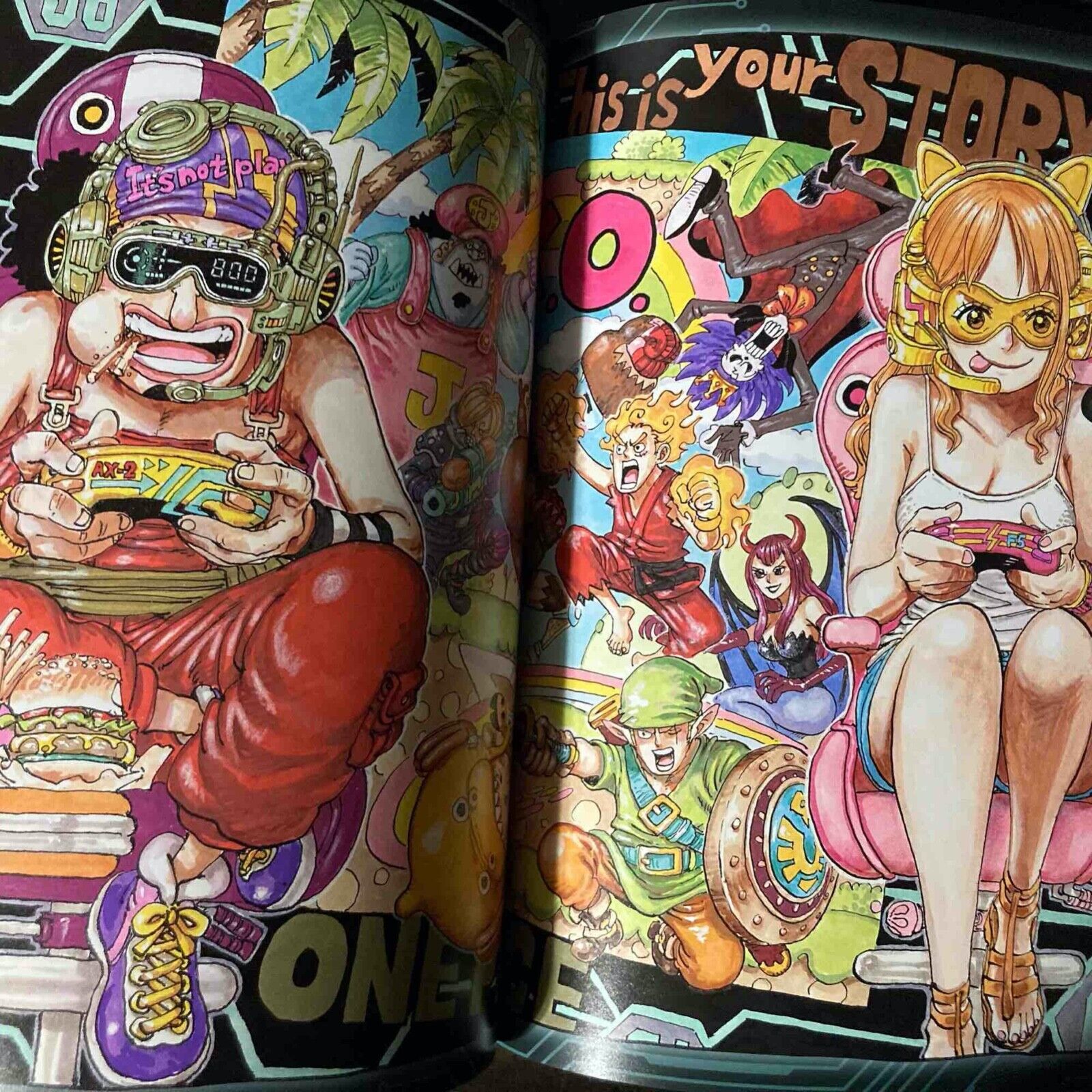 one piece イラスト集 colorwalk vol. 10 dragon - Ảnh 3