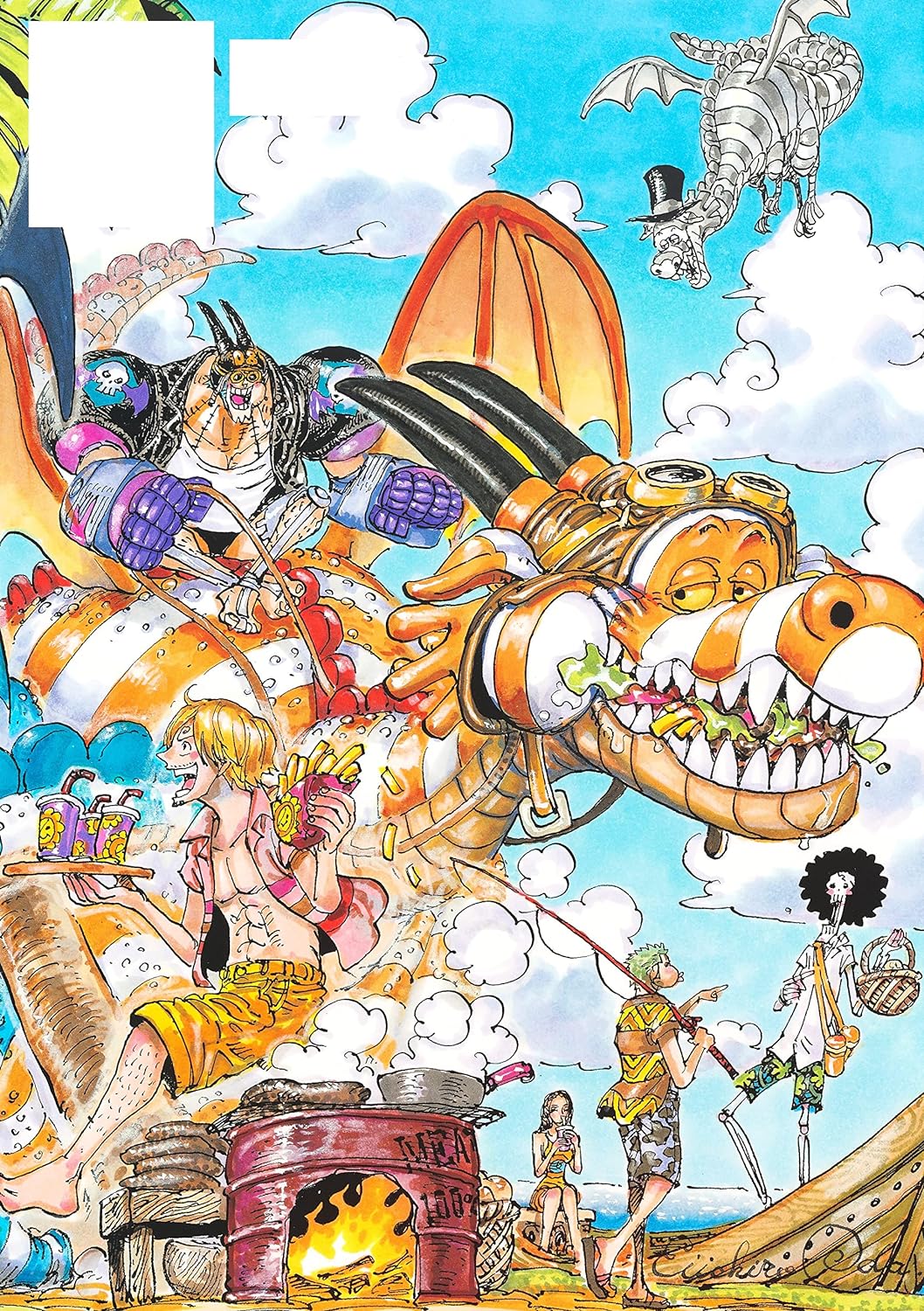 one piece イラスト集 colorwalk vol. 10 dragon - Ảnh 5