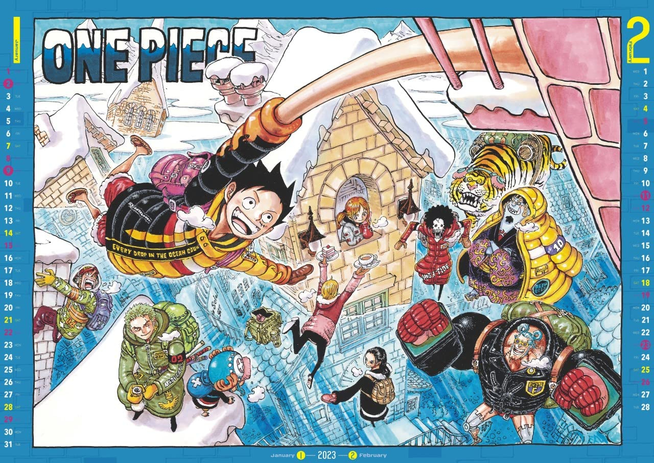 『one piece』 コミックカレンダー (大判) 2023 - one piece comic calendar 2023 - Ảnh 2