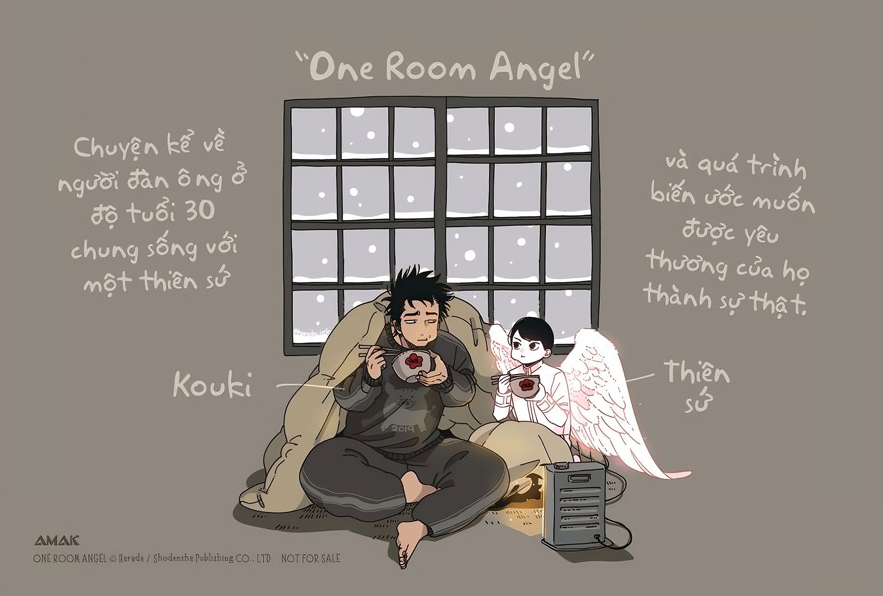 ONE ROOM ANGEL (Tái Bản 2022 - Bìa Trắng) - Tặng Kèm Bookmark + Postcard - Ảnh 5