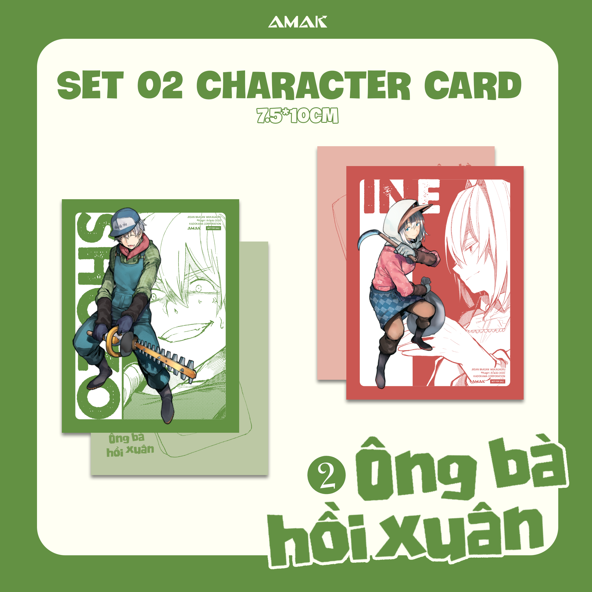 ông bà hồi xuân - tập 2 - tặng kèm 2 character card + 1 standee bập bênh lắc lư - Ảnh 4