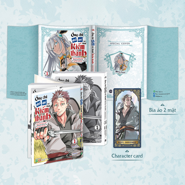 Bộ Ông Chú Nhà Quê Trở Thành Kiếm Thánh - Đám Đệ Tử Thành Danh Không Cho Tôi Yên Ổn Dạy Kiếm Dưới Quê - Tập 1 - Bản Đặc Biệt - Tặng Kèm Bìa Áo Hai Mặt + Character Card