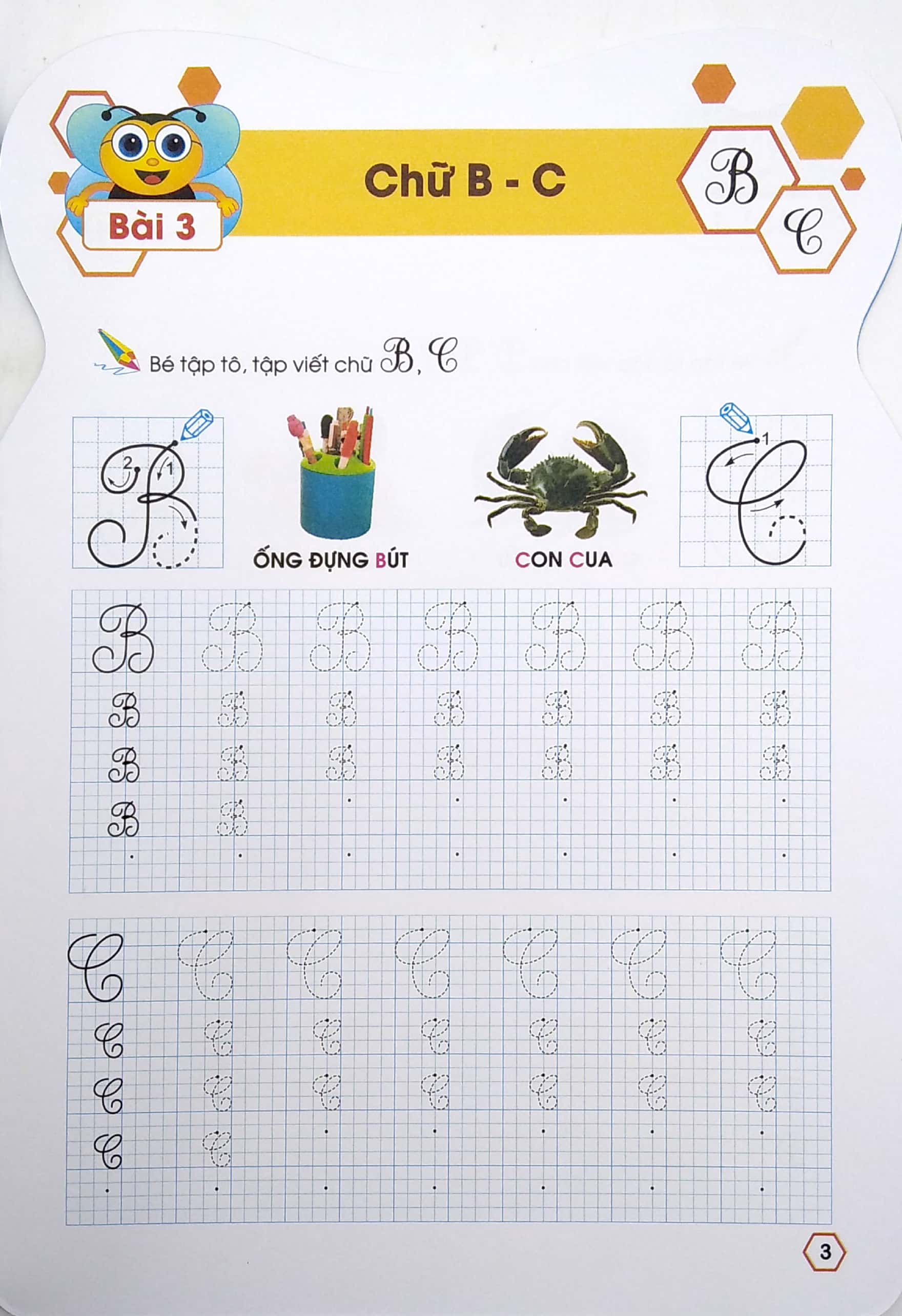 ong con chăm chỉ - tập tô chữ hoa - Ảnh 5