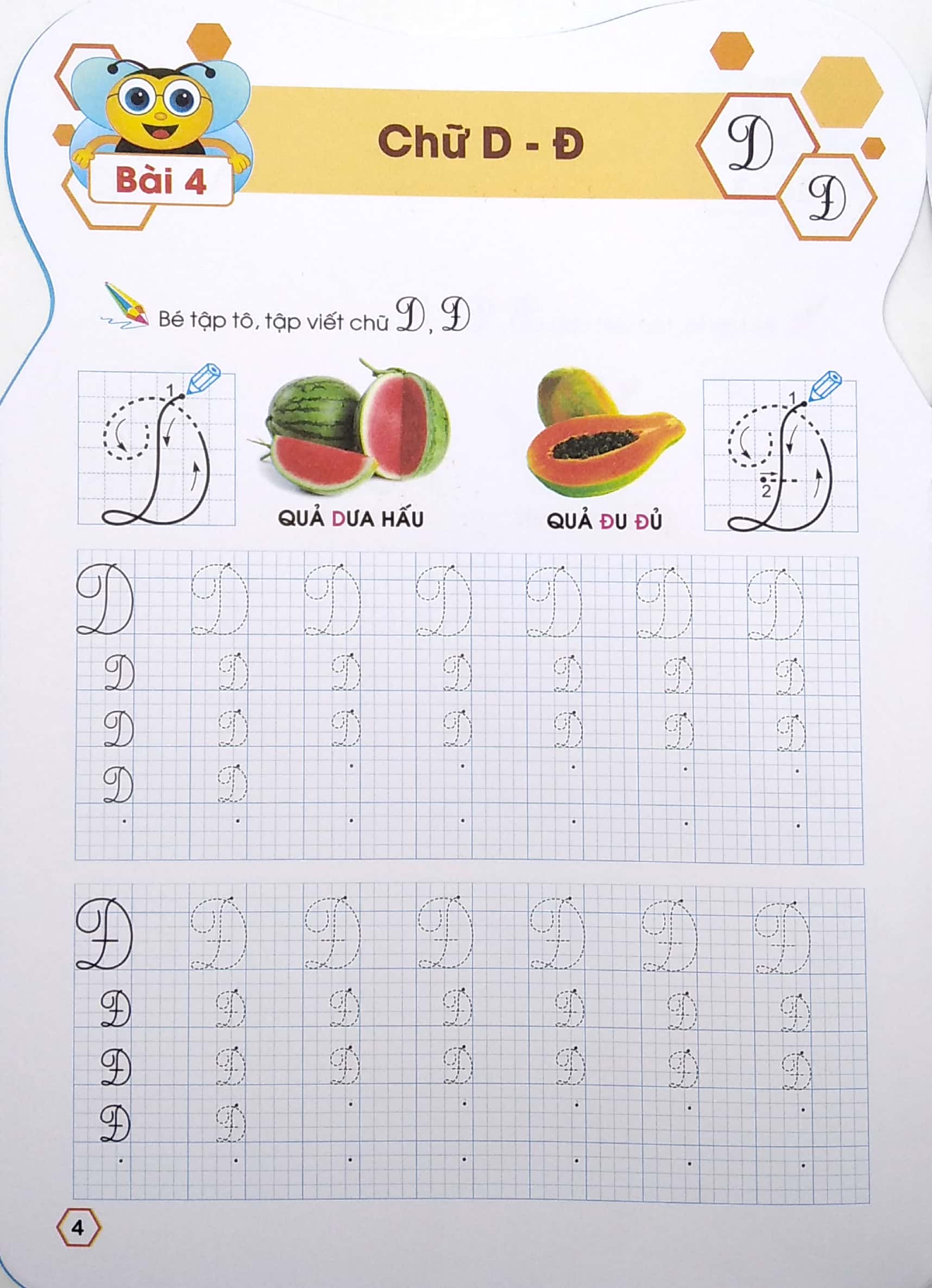 ong con chăm chỉ - tập tô chữ hoa - Ảnh 6