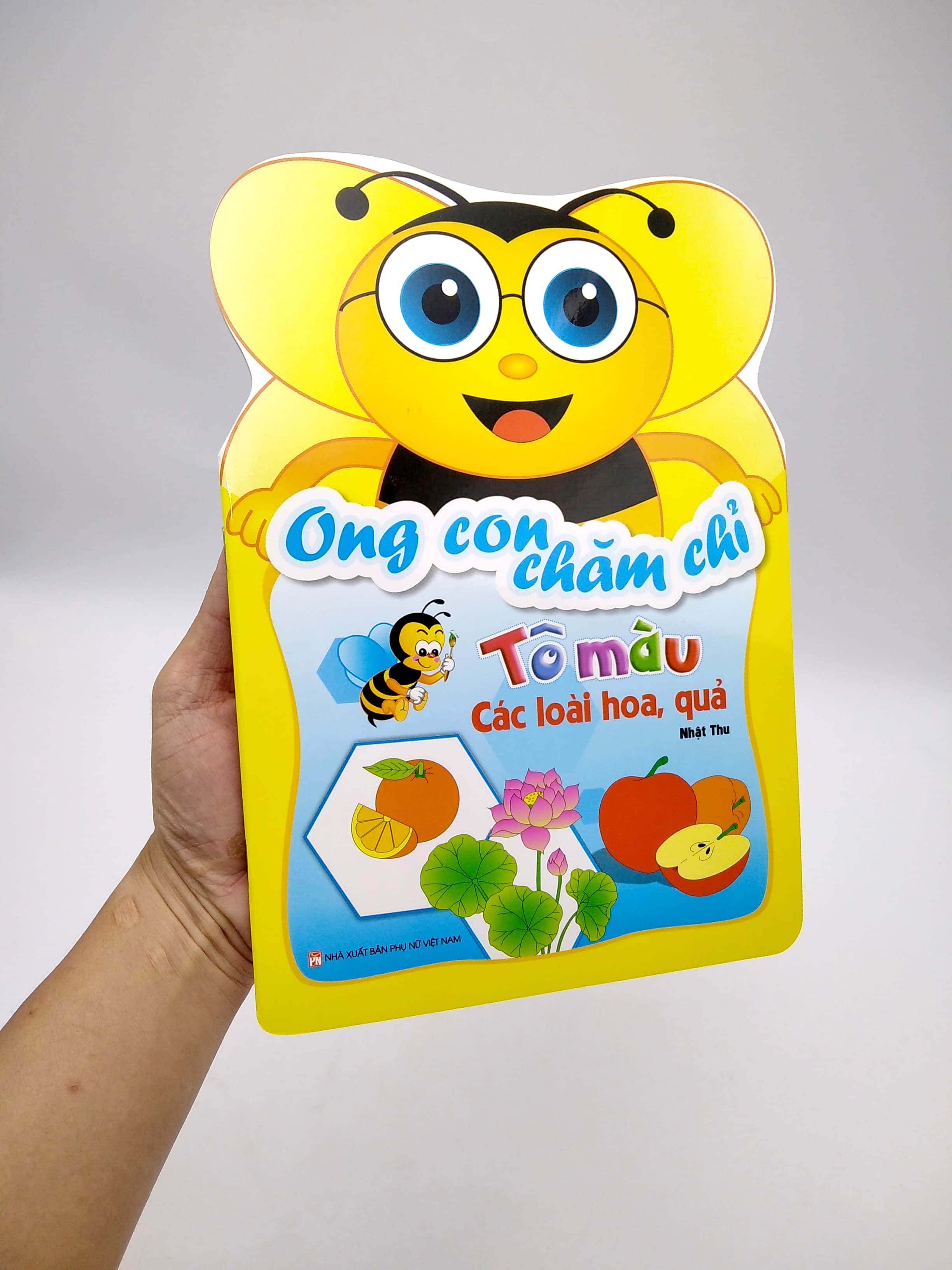 ong con chăm chỉ - tô màu các loài hoa, quả - Ảnh 7