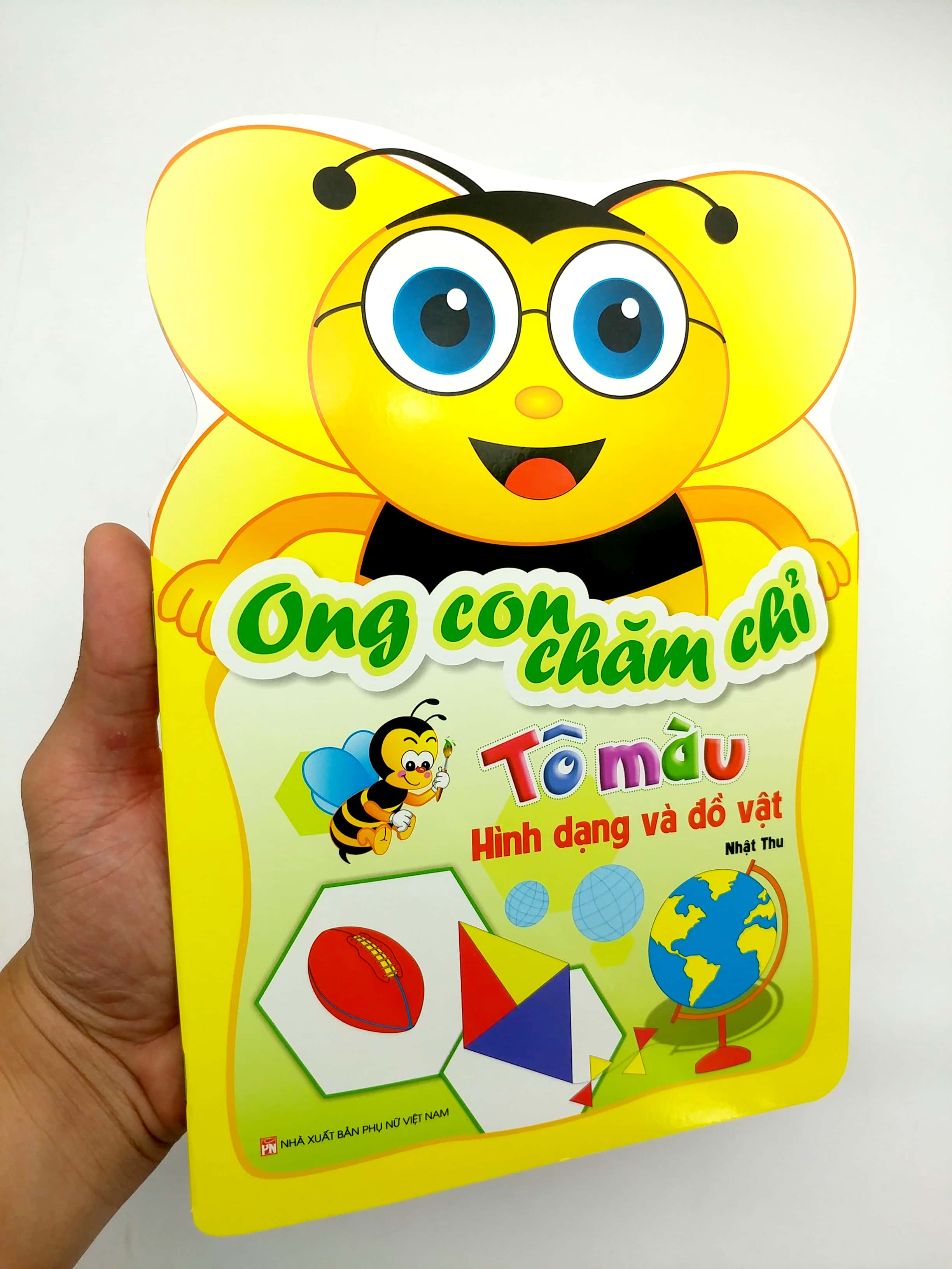 ong con chăm chỉ - tô màu hình dạng và đồ vật - Ảnh 8