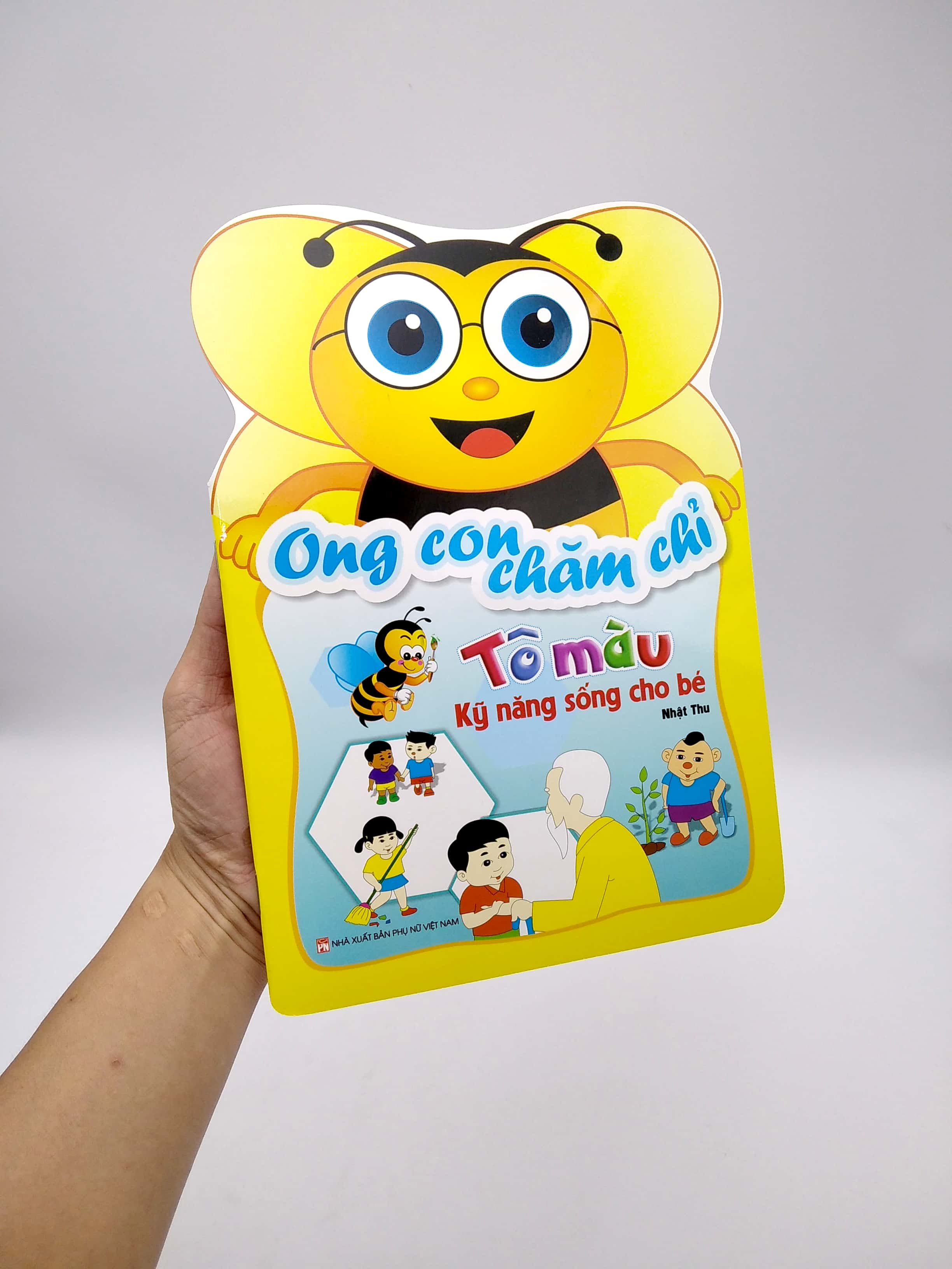 ong con chăm chỉ - tô màu kỹ năng sống cho bé - Ảnh 7