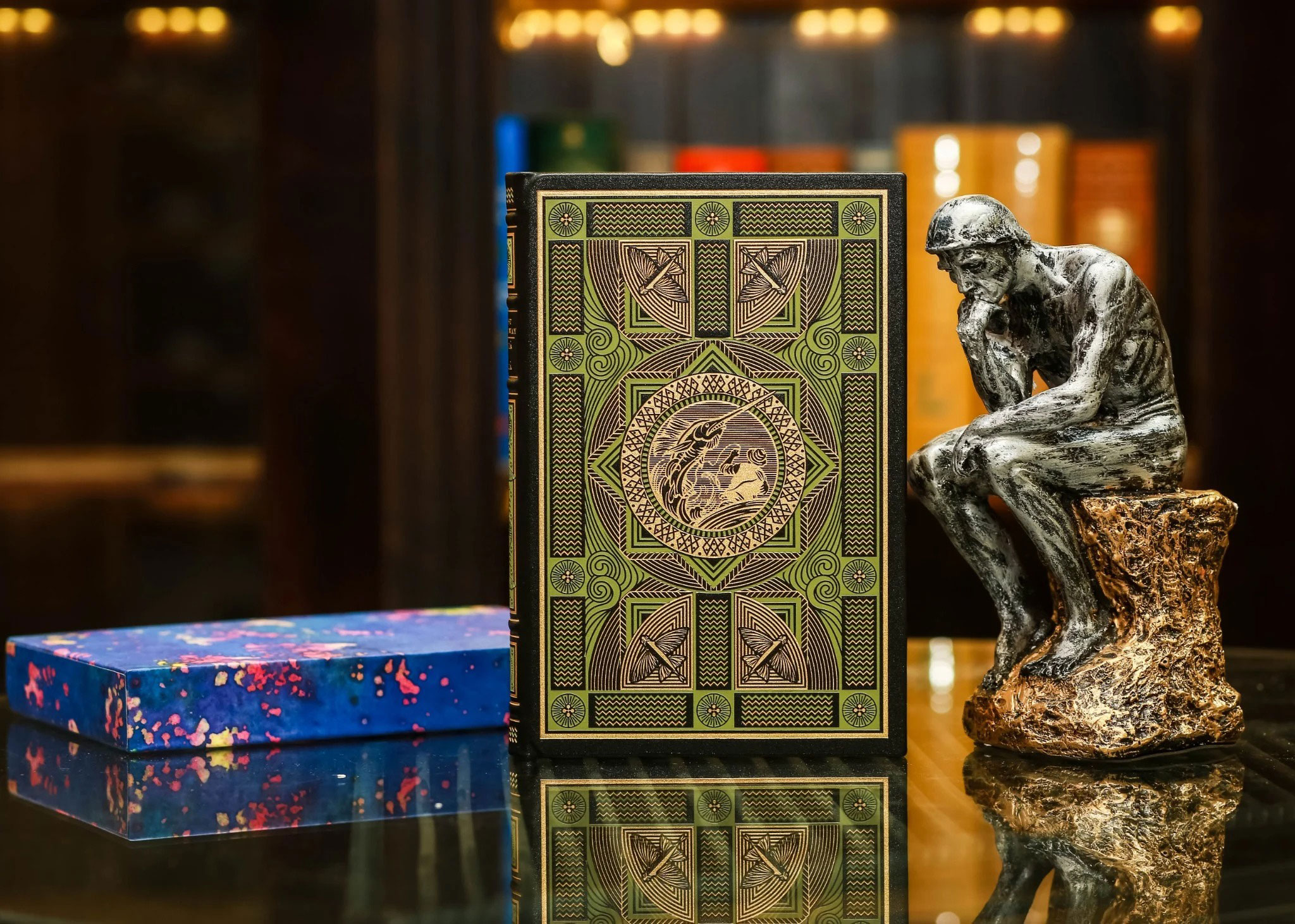 ông già và biển cả - ấn bản giới hạn - bìa da microfiber - Ảnh 3