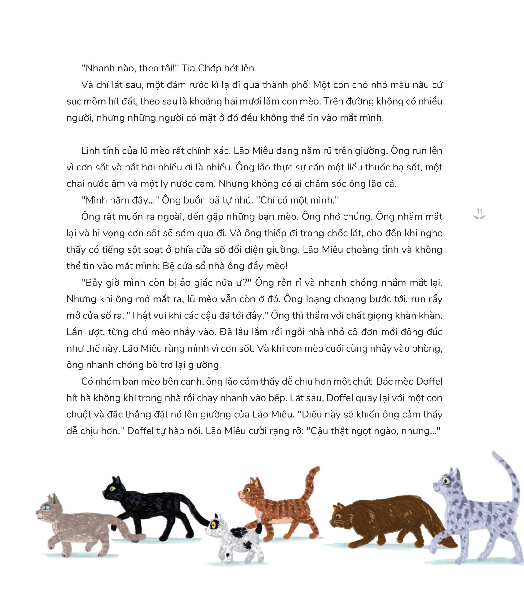 ông lão nói chuyện với mèo và các câu chuyện nhỏ - bìa cứng - Ảnh 11