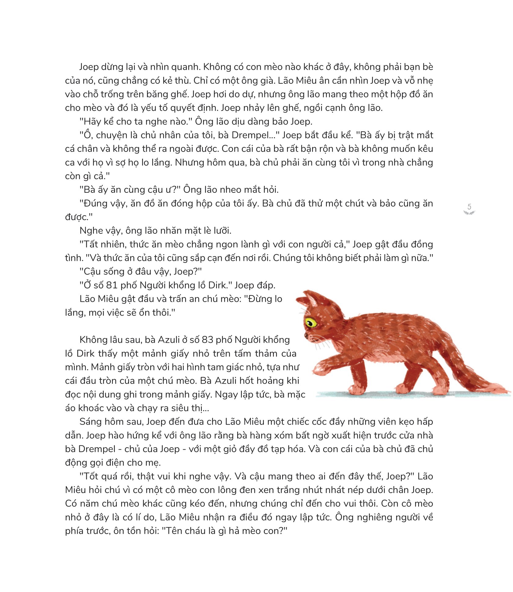 ông lão nói chuyện với mèo và các câu chuyện nhỏ - bìa cứng - Ảnh 5