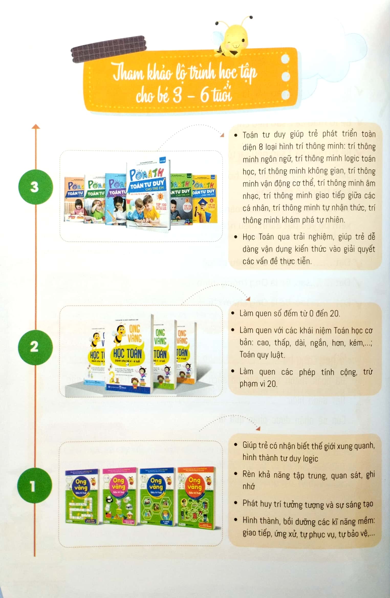 ong vàng siêu trí tuệ (cho trẻ từ 3 - 6 tuổi) - kỹ năng mềm - Ảnh 3