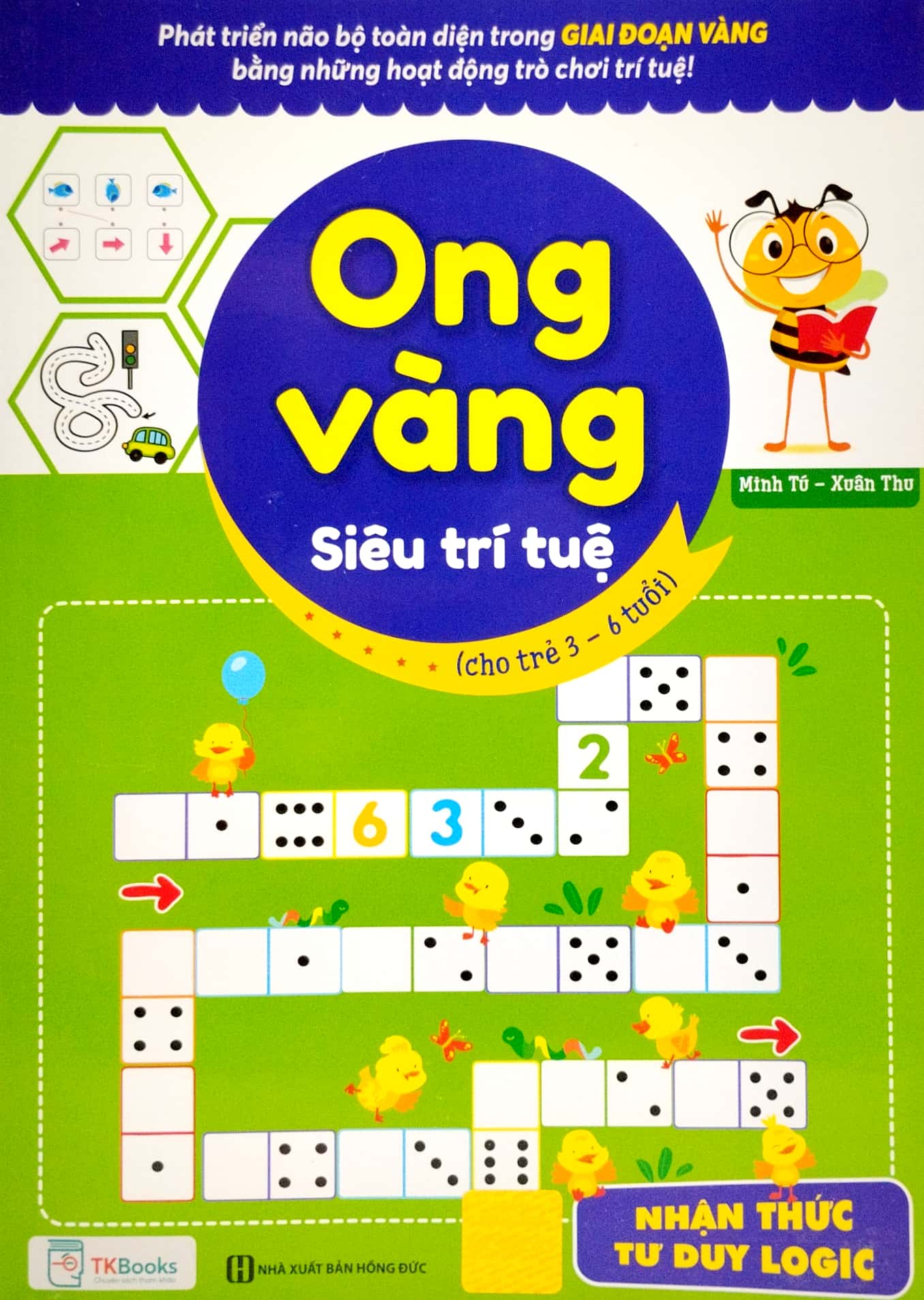 ong vàng siêu trí tuệ (cho trẻ từ 3 - 6 tuổi) - nhận thức, tư duy logic - Ảnh 3