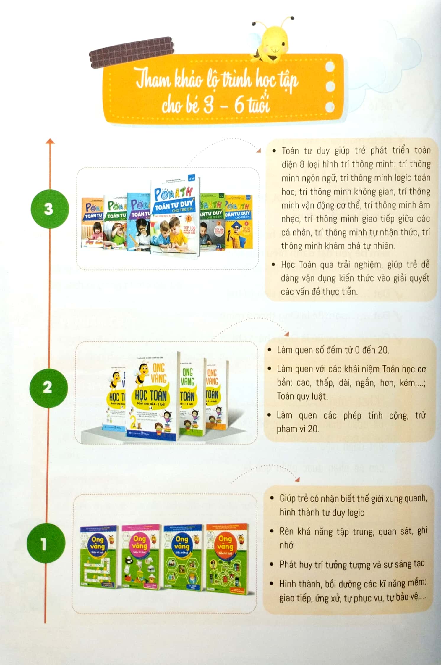 ong vàng siêu trí tuệ (cho trẻ từ 3 - 6 tuổi) - nhận thức, tư duy logic - Ảnh 4