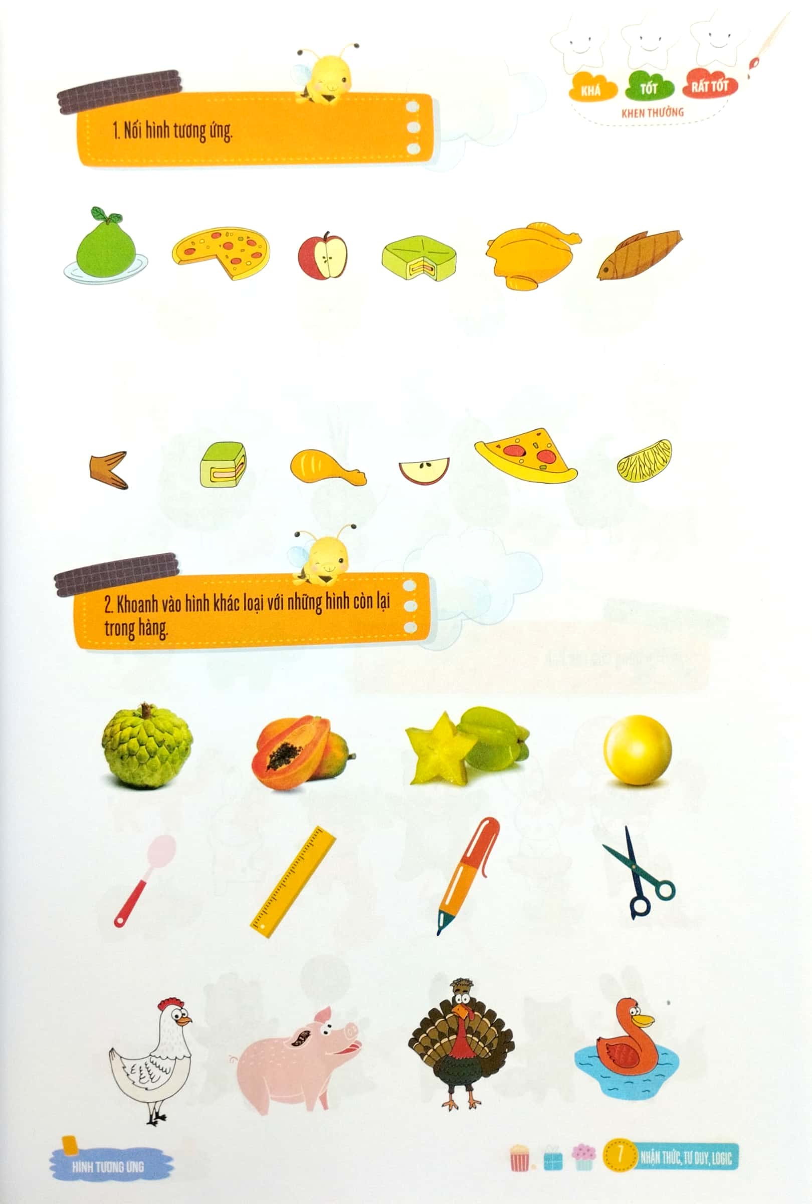 ong vàng siêu trí tuệ (cho trẻ từ 3 - 6 tuổi) - nhận thức, tư duy logic - Ảnh 5