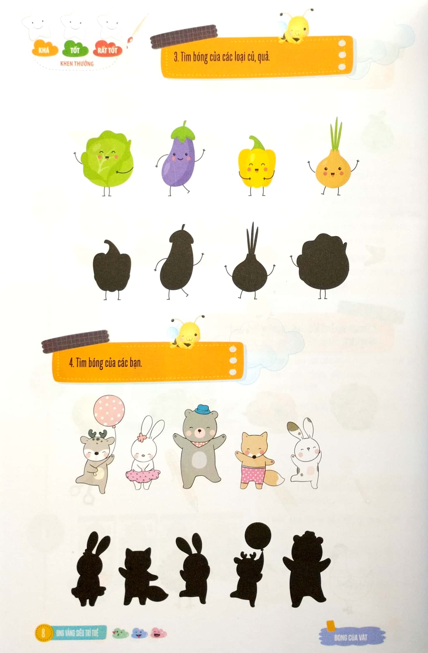 ong vàng siêu trí tuệ (cho trẻ từ 3 - 6 tuổi) - nhận thức, tư duy logic - Ảnh 6