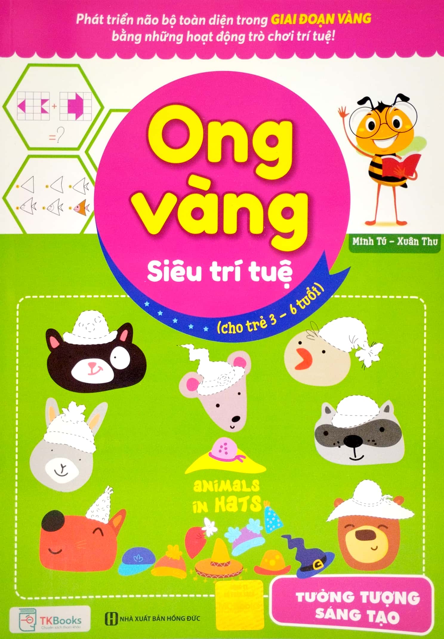 ong vàng siêu trí tuệ (cho trẻ từ 3 - 6 tuổi) - tưởng tượng, sáng tạo - Ảnh 3
