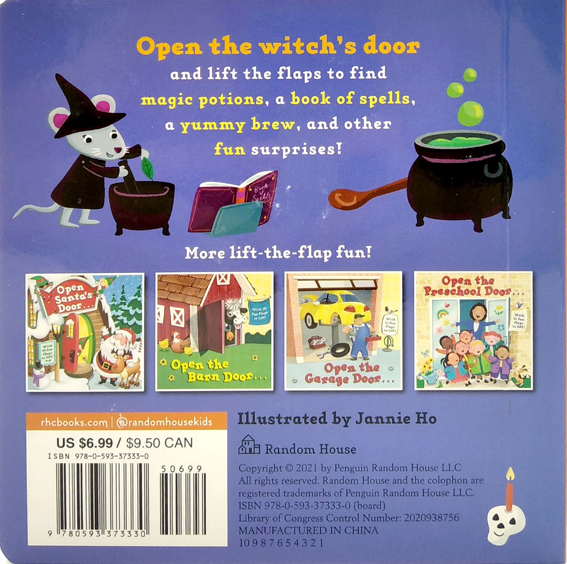 open the witch's door: a halloween lift-the-flap book - Ảnh 6