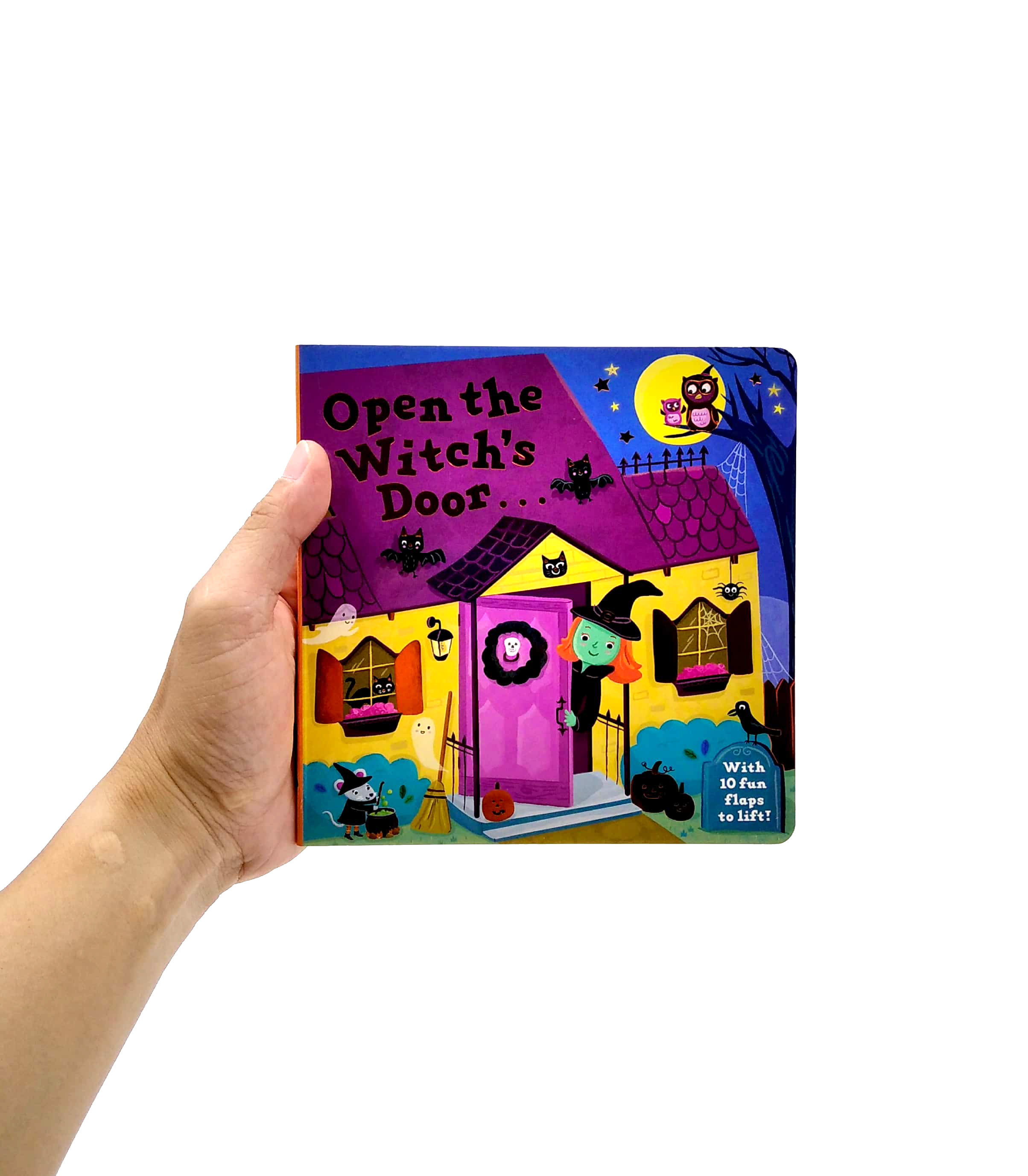 open the witch's door: a halloween lift-the-flap book - Ảnh 7