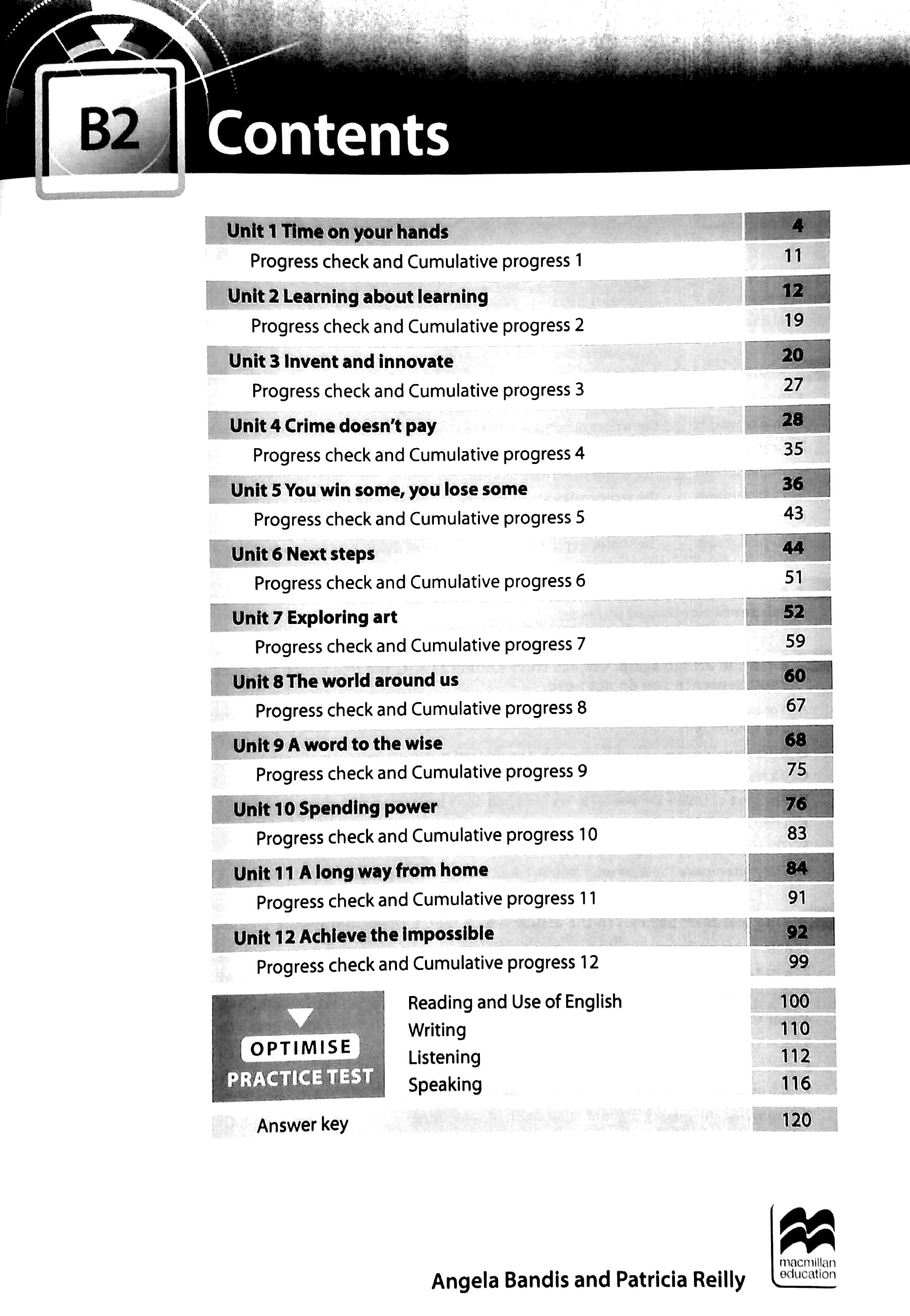 optimise level b2 workbook with key + online workbook - Ảnh 3